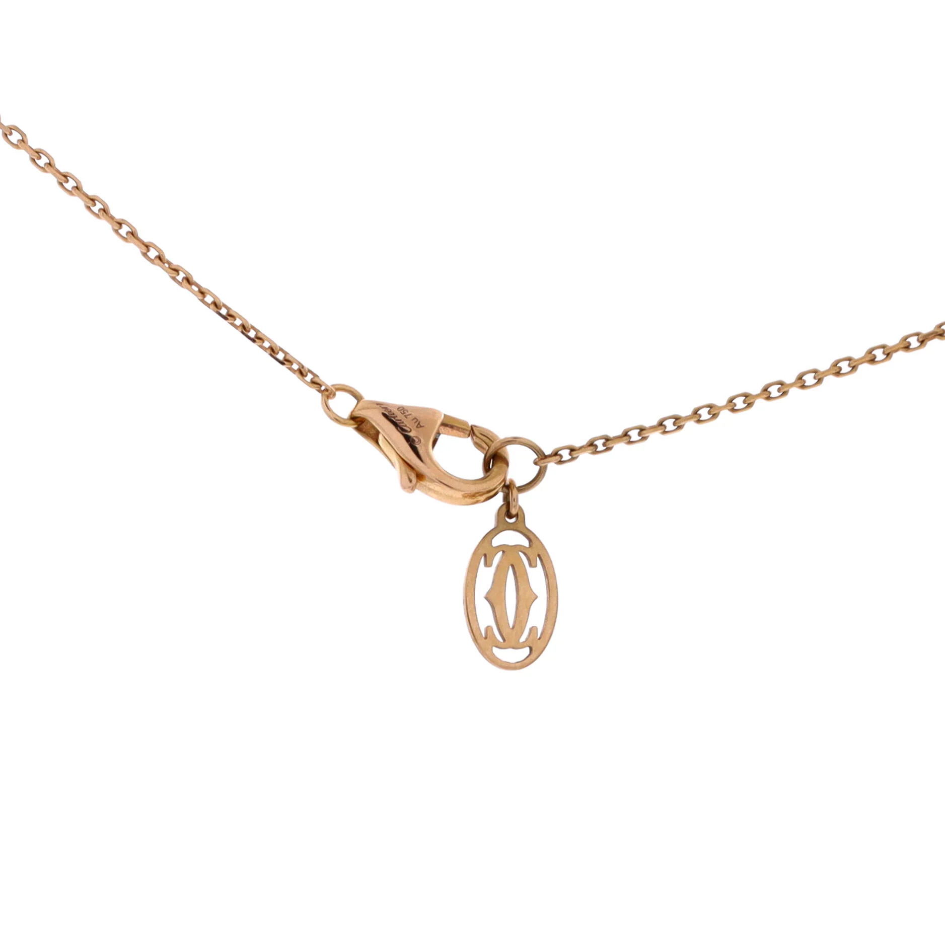 Cartier D'Amour Pendant Necklace 18K Rose Gold with Diamond XS - Image 3