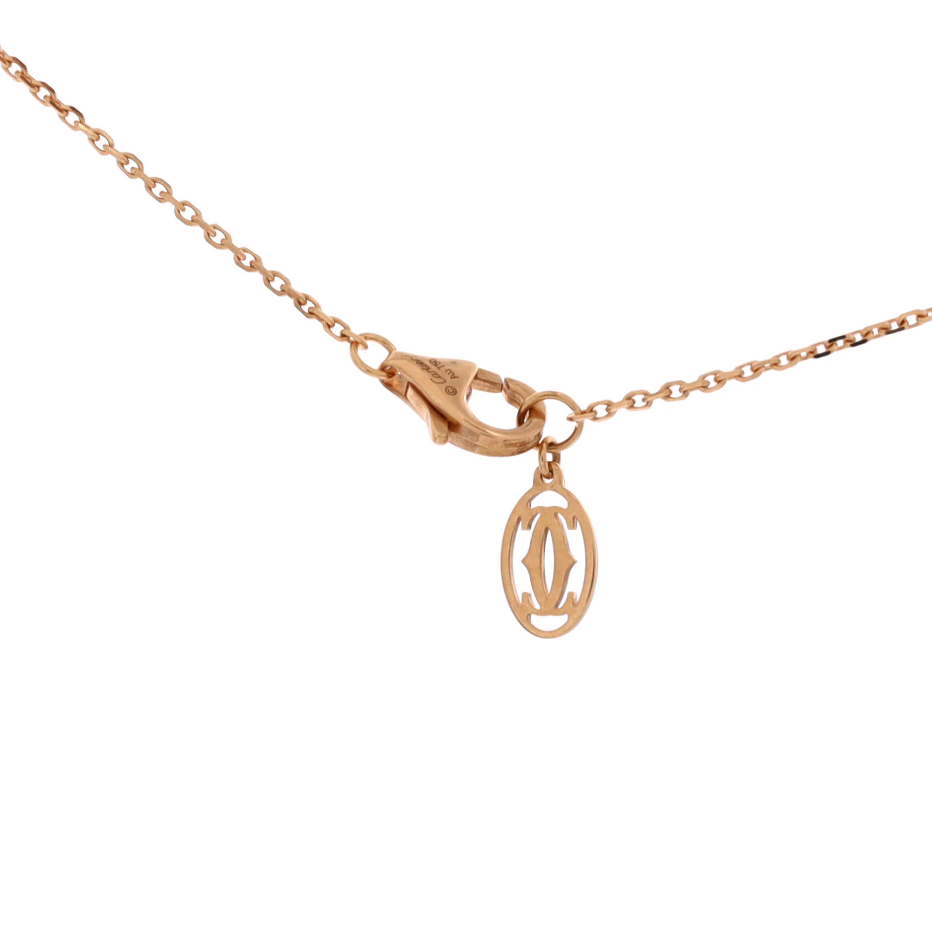 Cartier D'Amour Pendant Necklace 18K Rose Gold with Diamond XS - Image 3