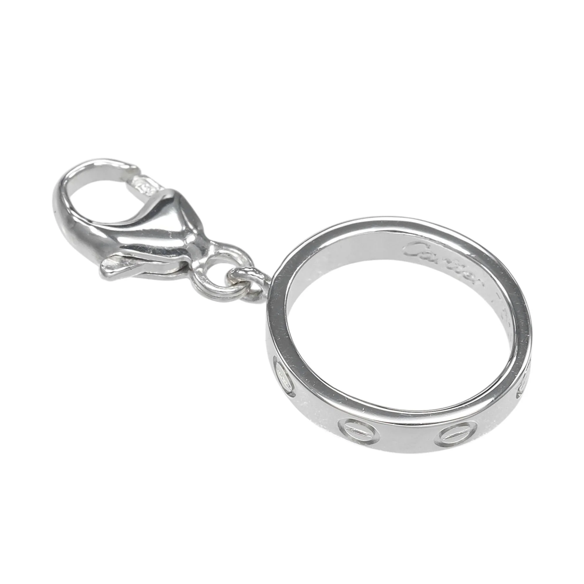 Charm Pendant Top 18K White Gold