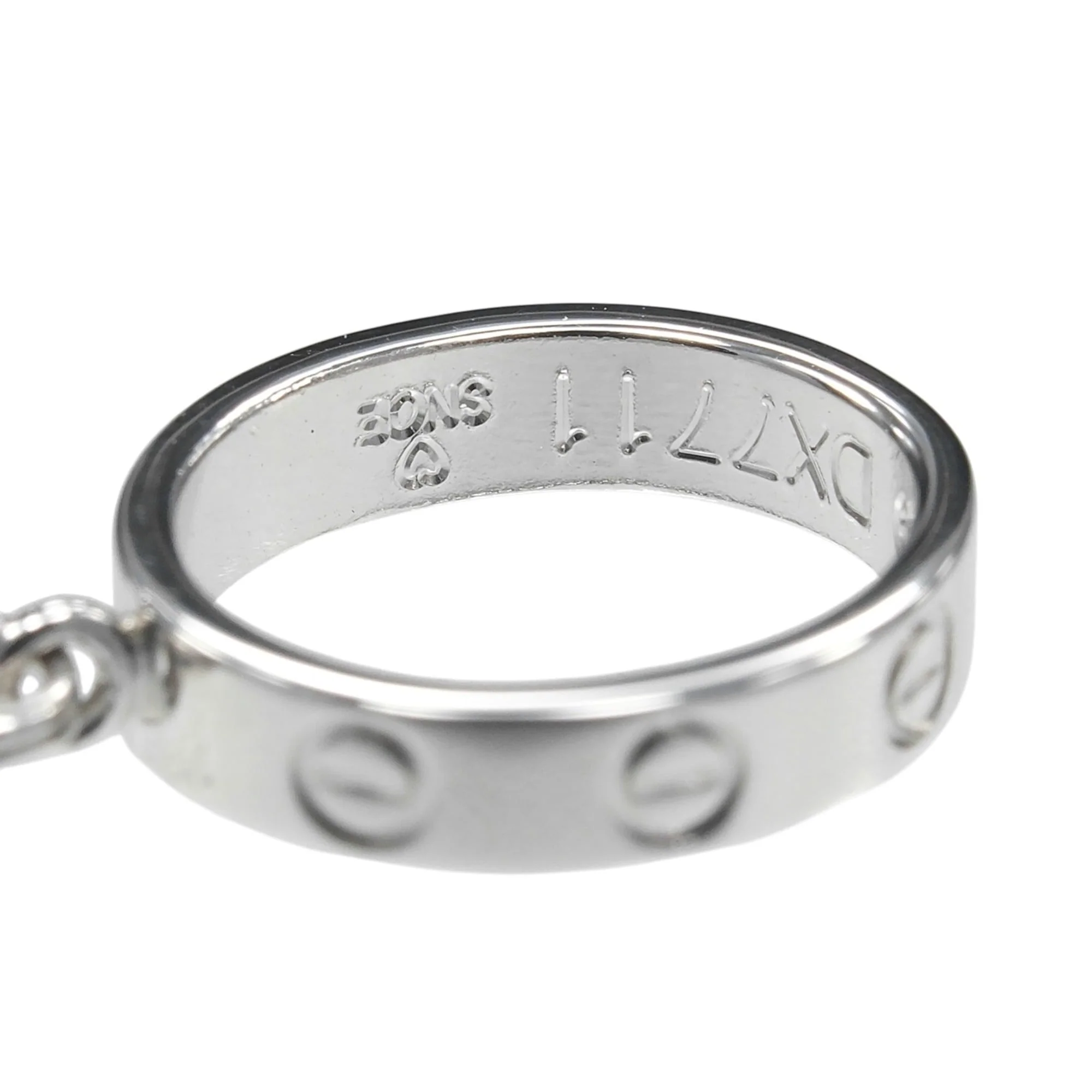 Charm Pendant Top 18K White Gold - Image 4