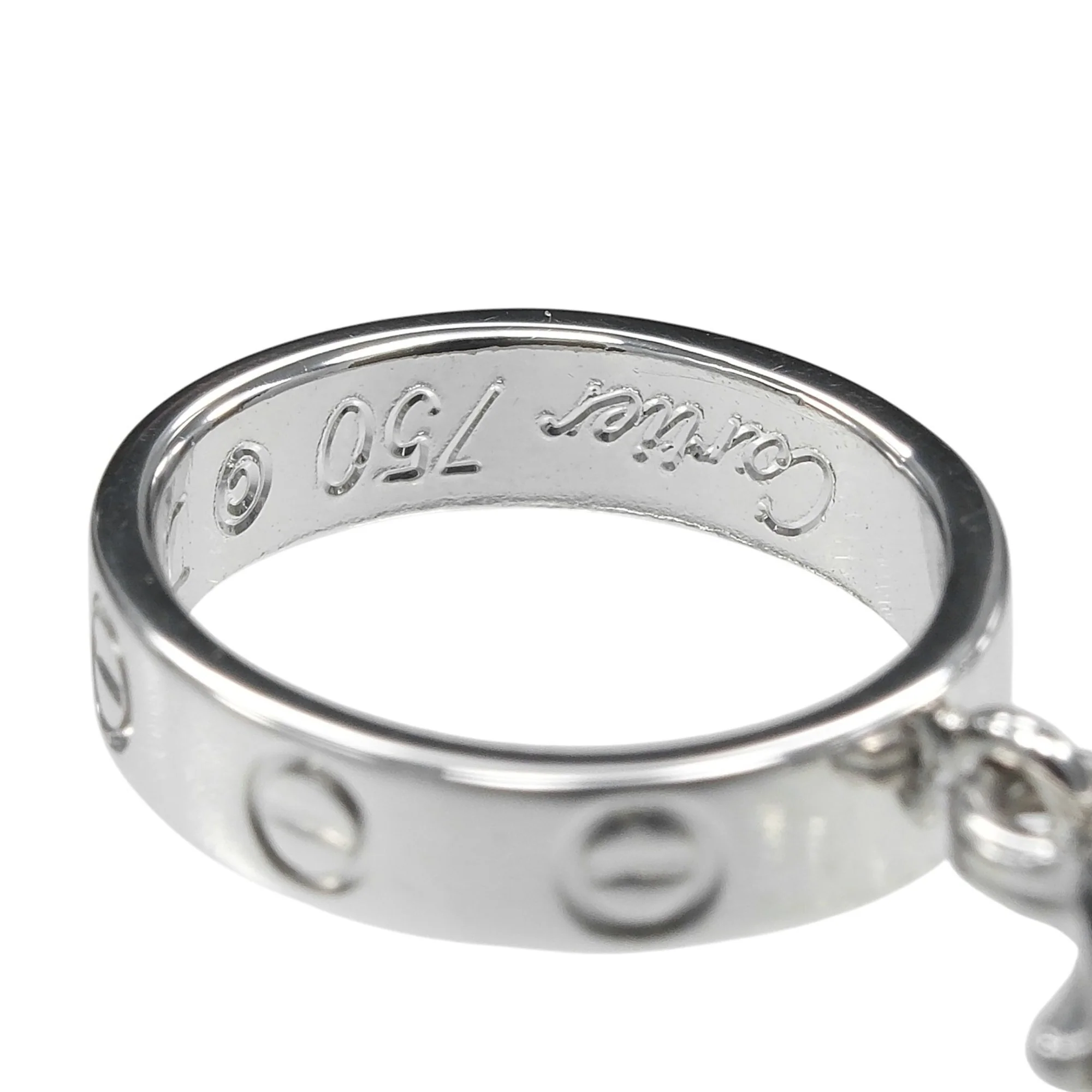 Charm Pendant Top 18K White Gold - Image 5