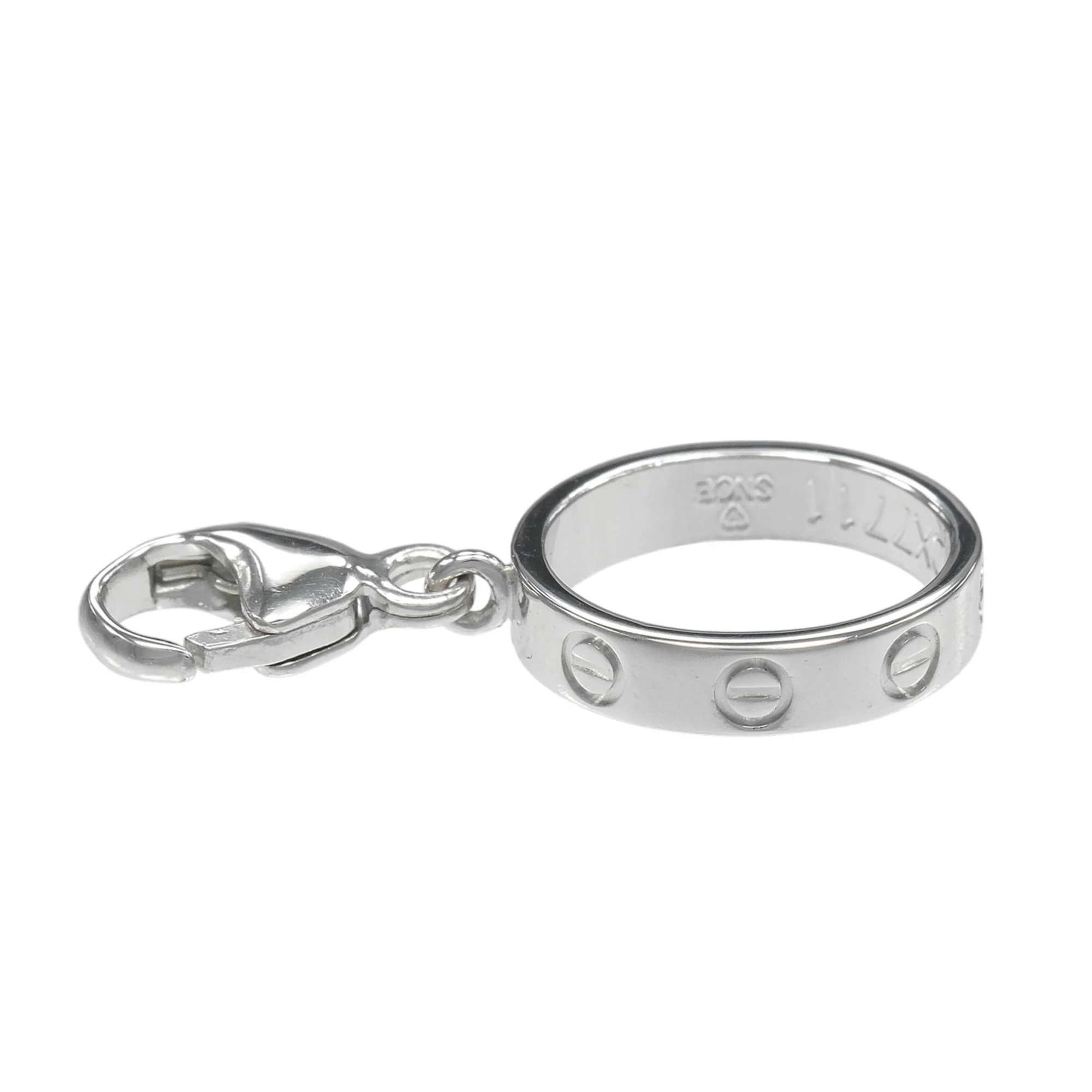 Charm Pendant Top 18K White Gold - Image 6