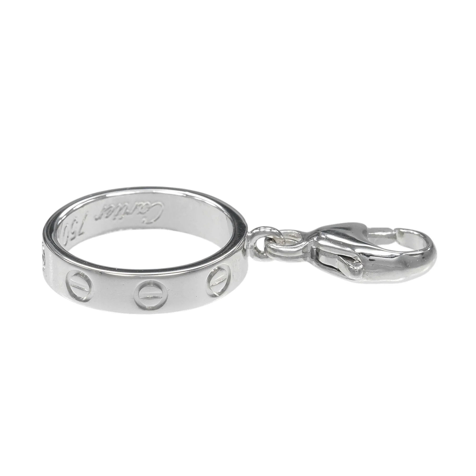 Charm Pendant Top 18K White Gold - Image 7