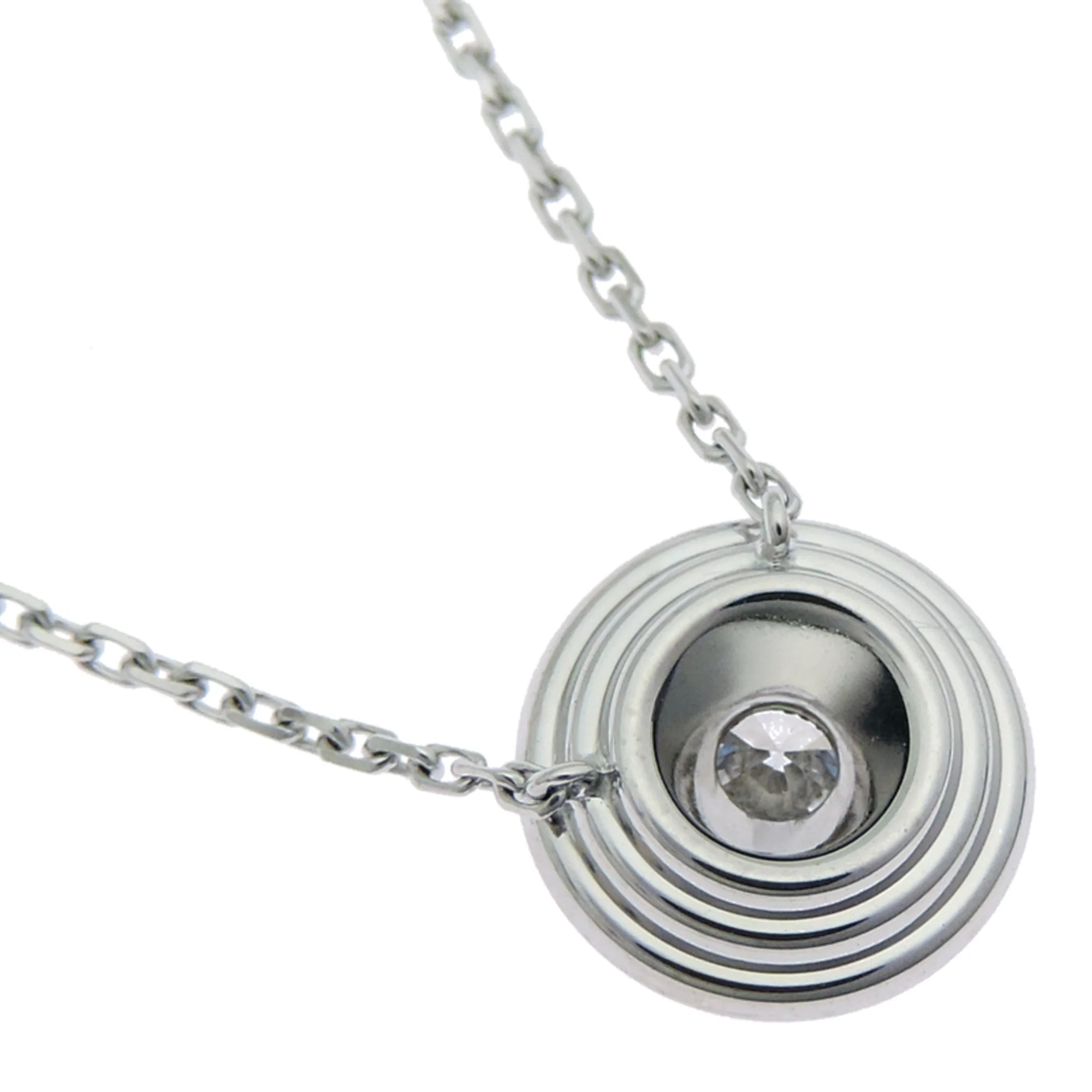 Damour LM Pendant Necklace 18K White Gold with Diamond - Image 3