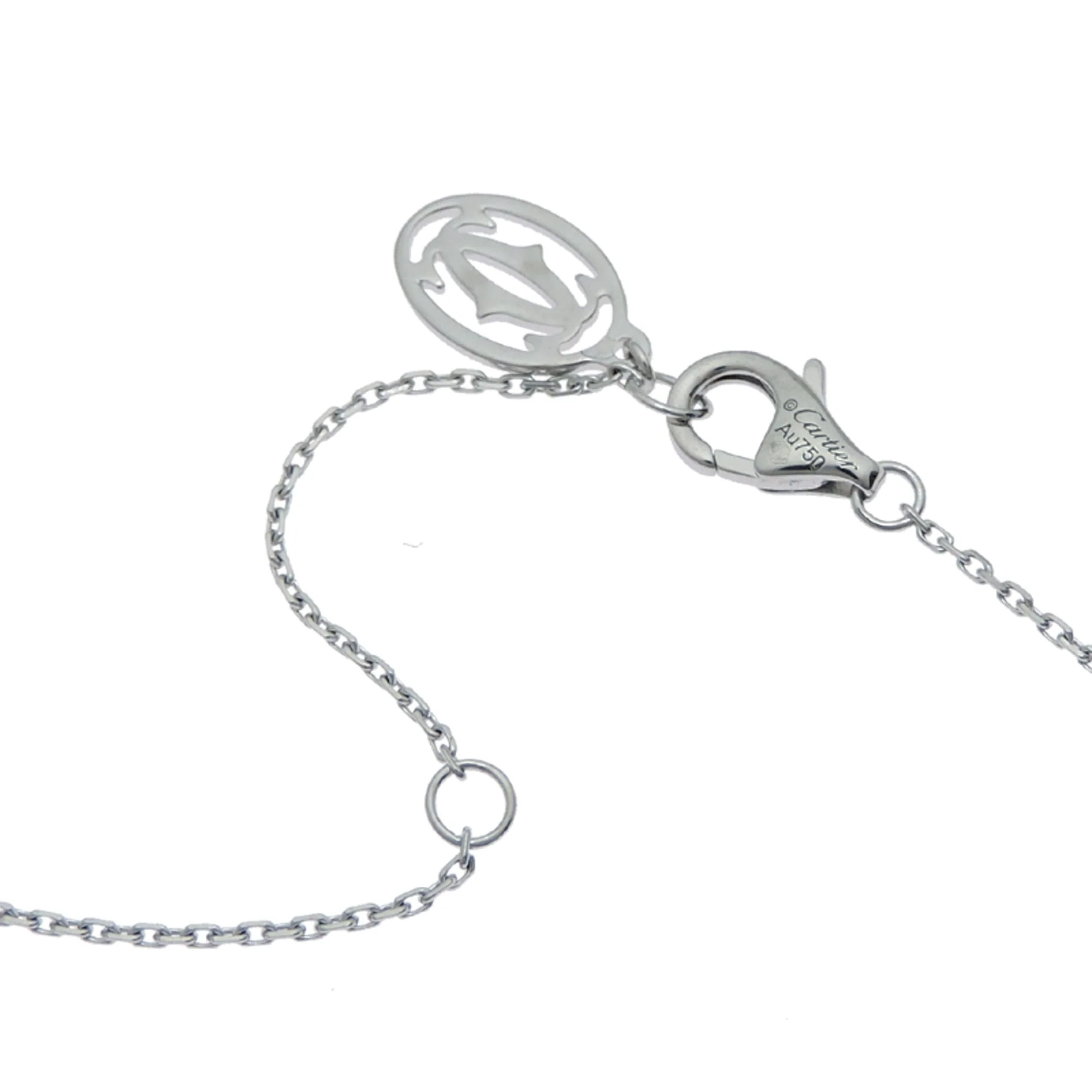 Damour LM Pendant Necklace 18K White Gold with Diamond - Image 4