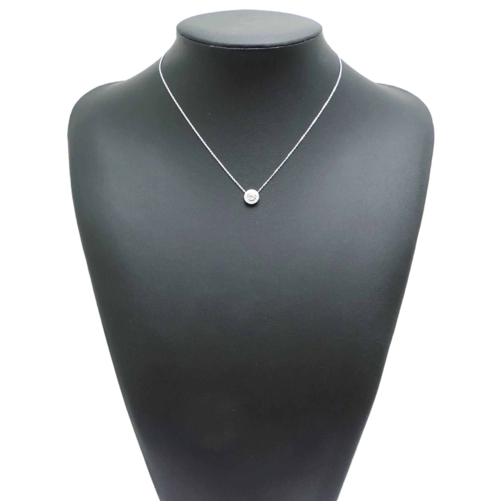 Damour LM Pendant Necklace 18K White Gold with Diamond - Image 8