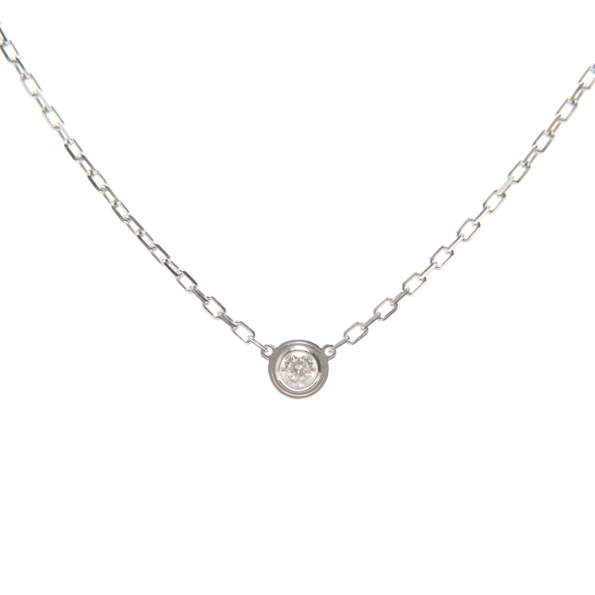 D'Amour Pendant Necklace 18K White Gold