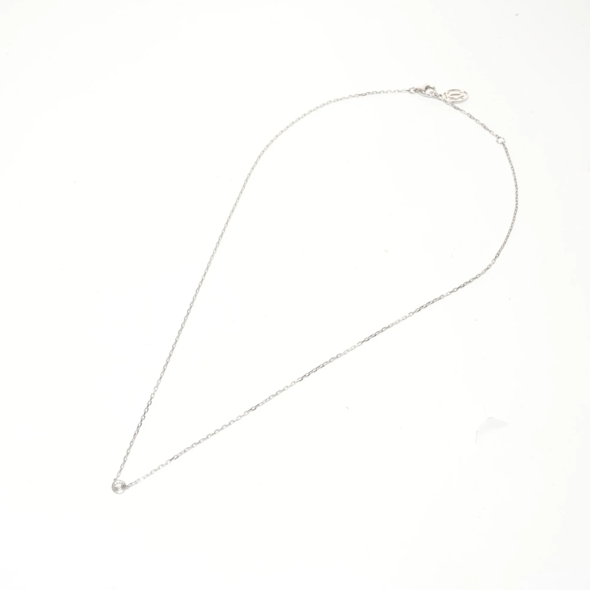 D'Amour Pendant Necklace 18K White Gold - Image 2