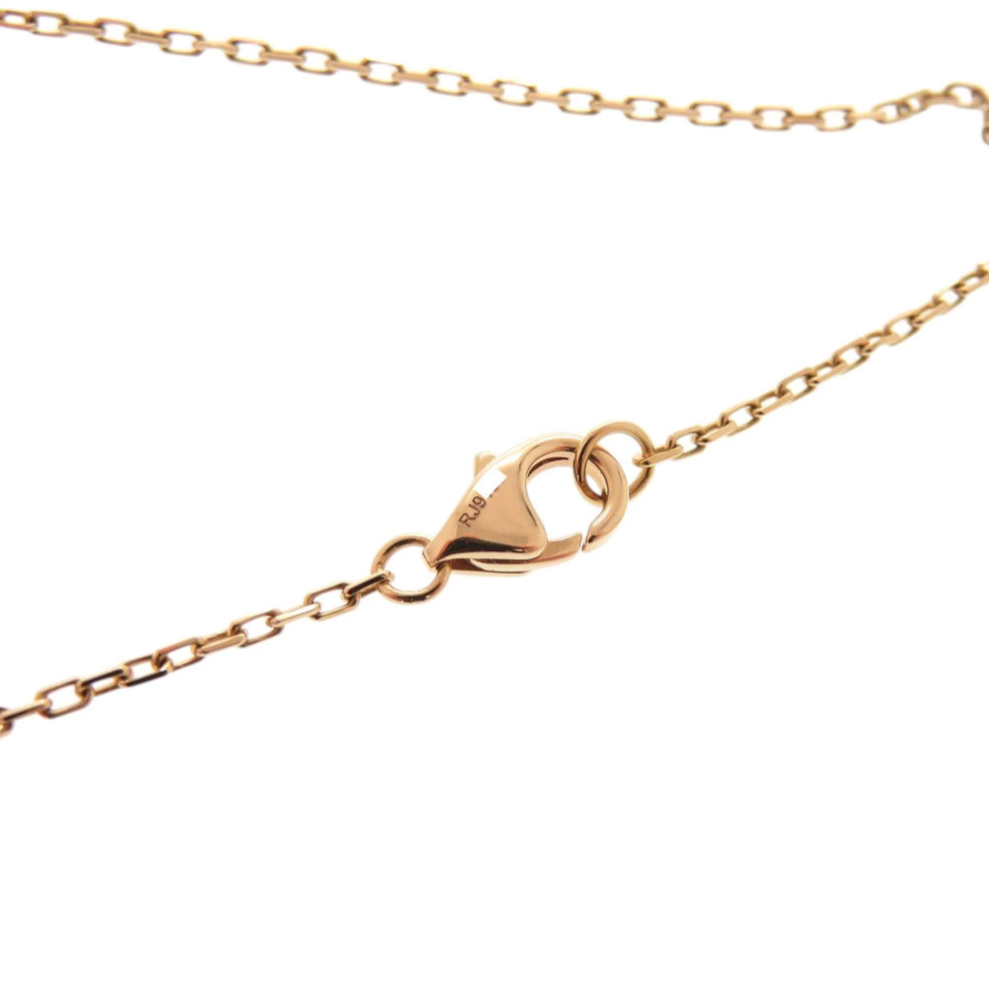 Double C Pendant Necklace 18K Rose Gold - Image 5