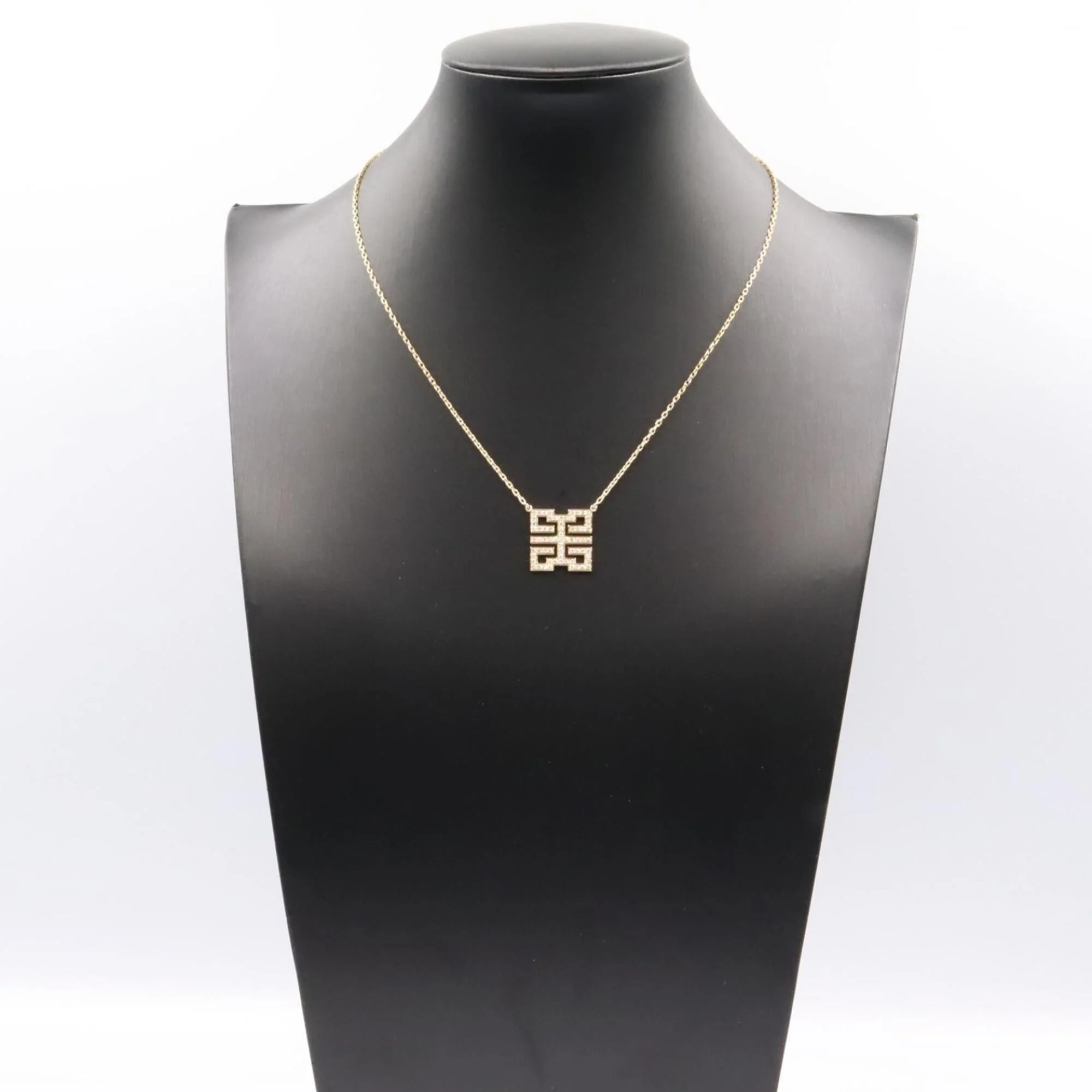 Dragon Mini Wish Knot Pendant Necklace 18K Yellow Gold with Diamond - Image 7
