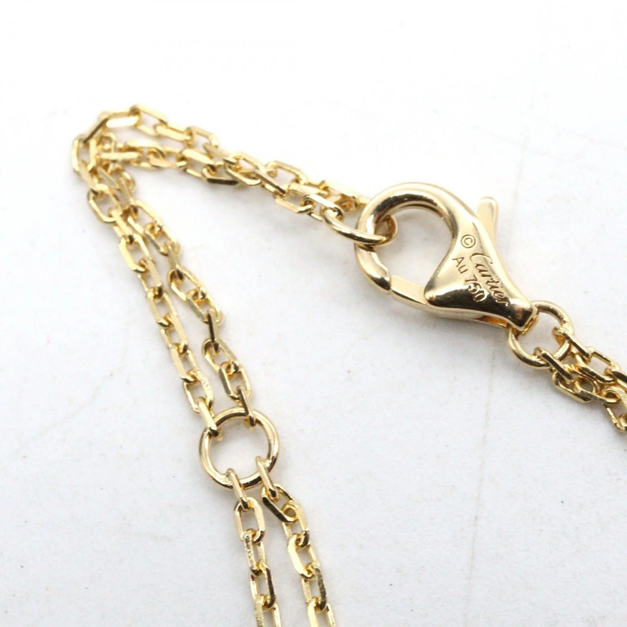 Love Circle 2PD Pendant Necklace 18K Yellow Gold with Diamond - Image 3