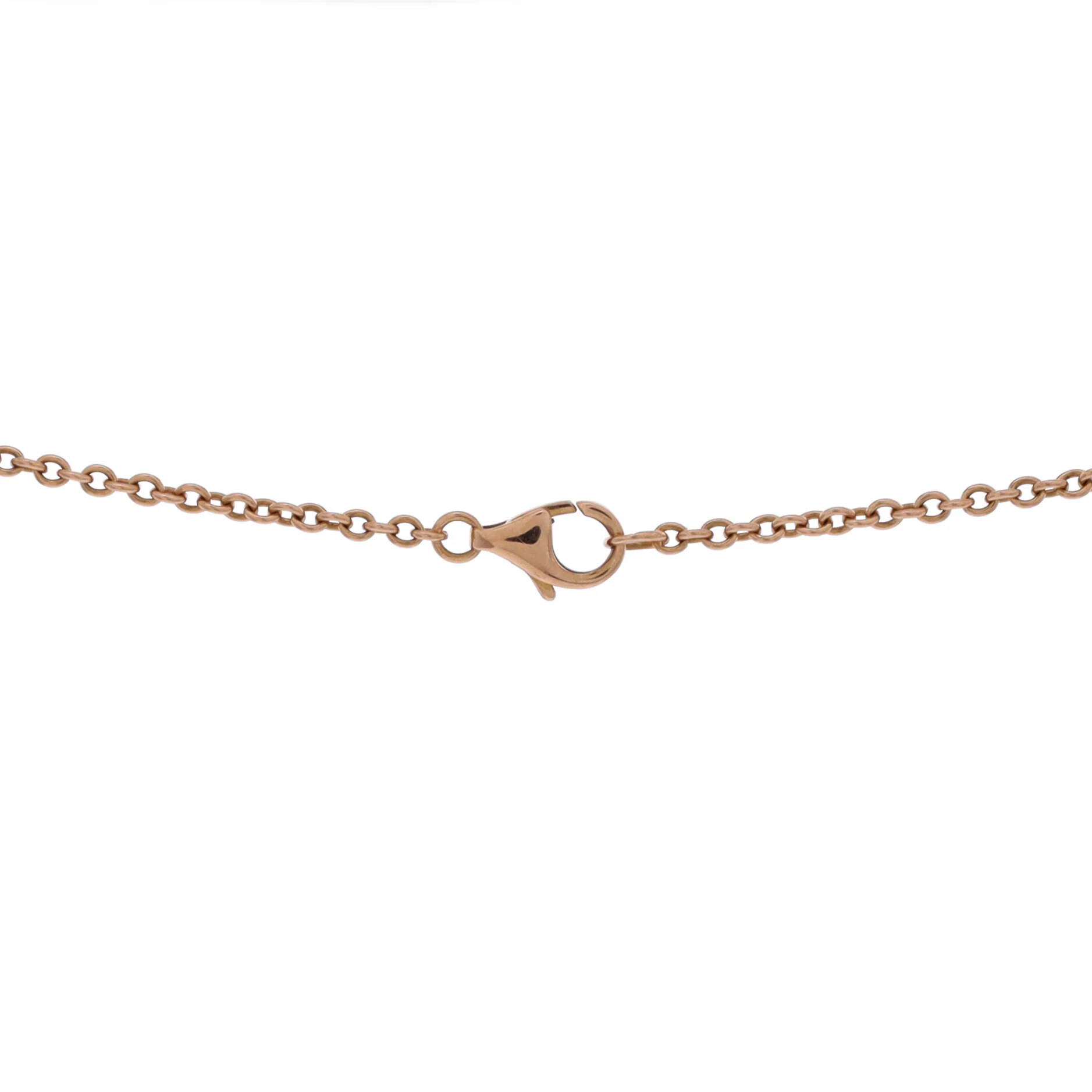 Love Interlocking Necklace 18K Rose Gold - Image 4