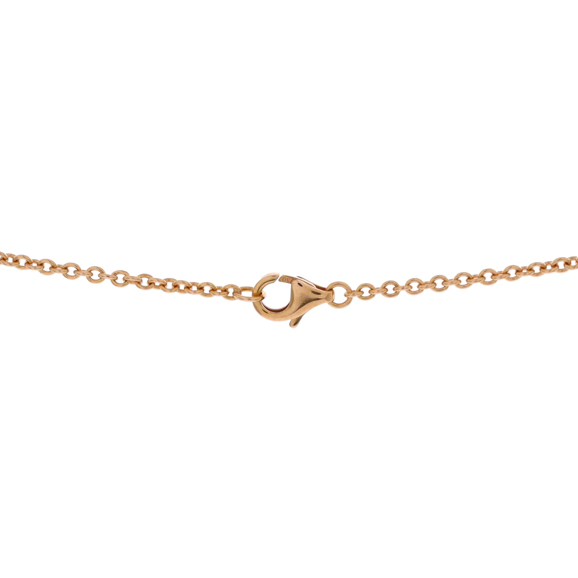 Love Interlocking Necklace 18K Rose Gold - Image 4