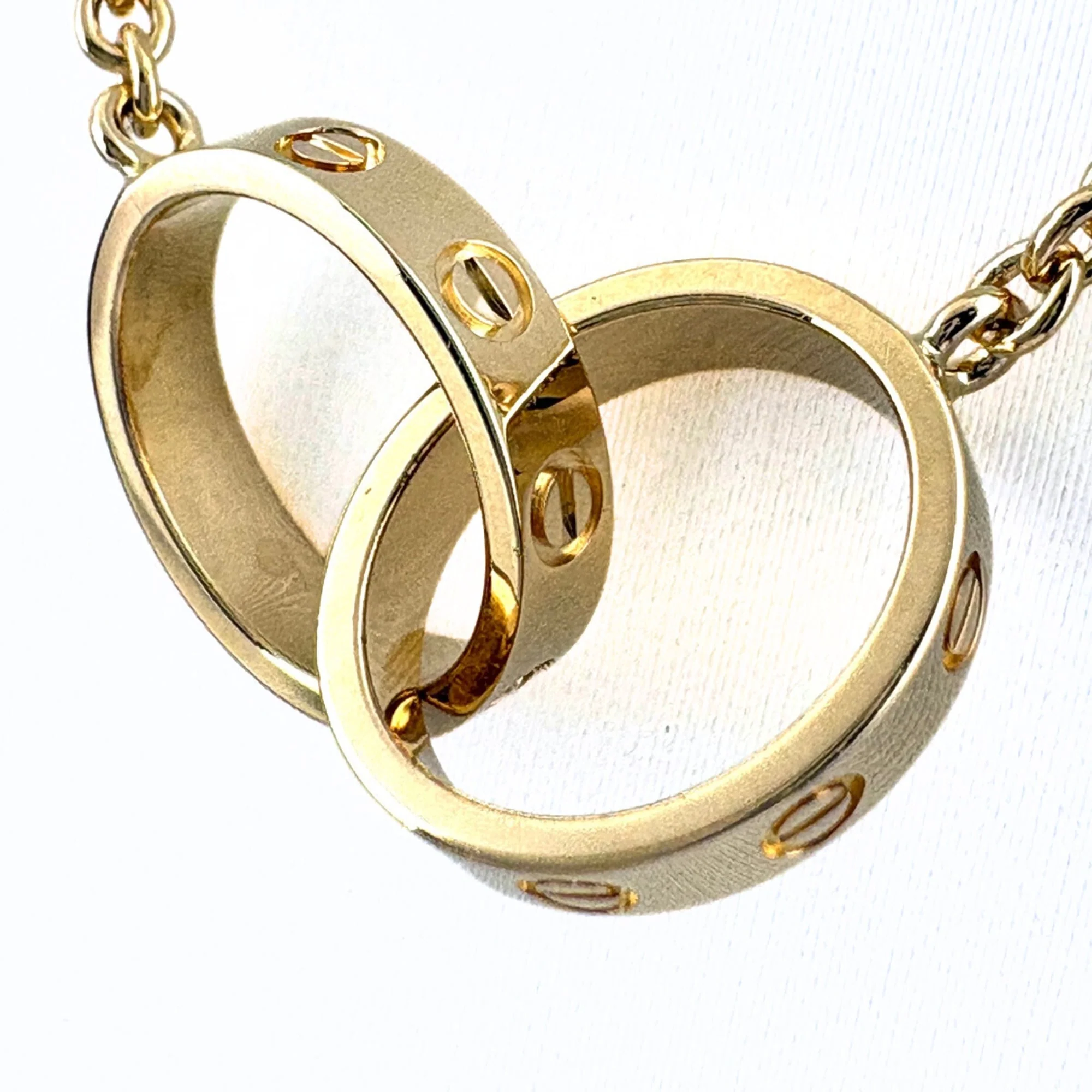 Love Pendant Necklace 18K Yellow Gold - Image 2