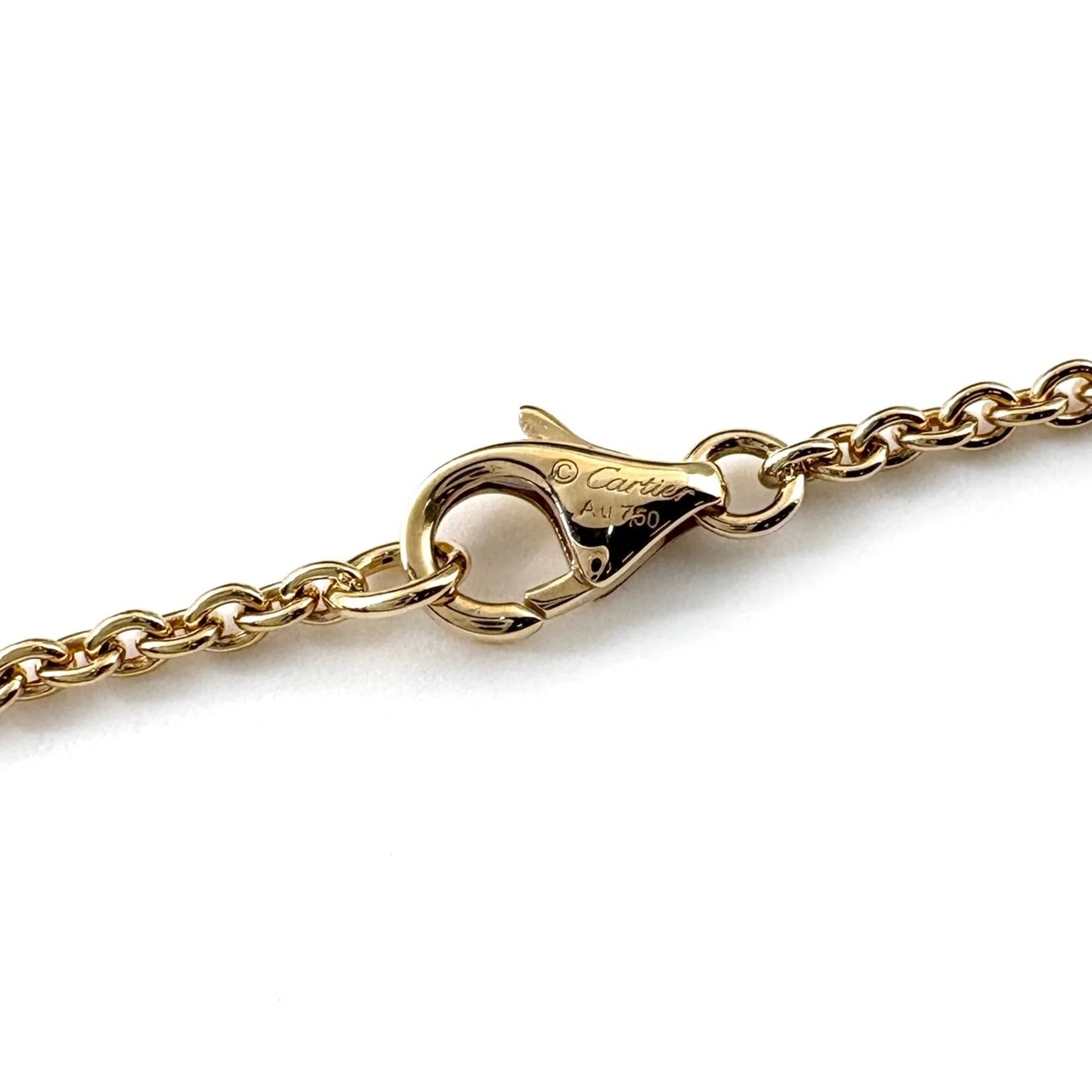 Love Pendant Necklace 18K Yellow Gold - Image 4