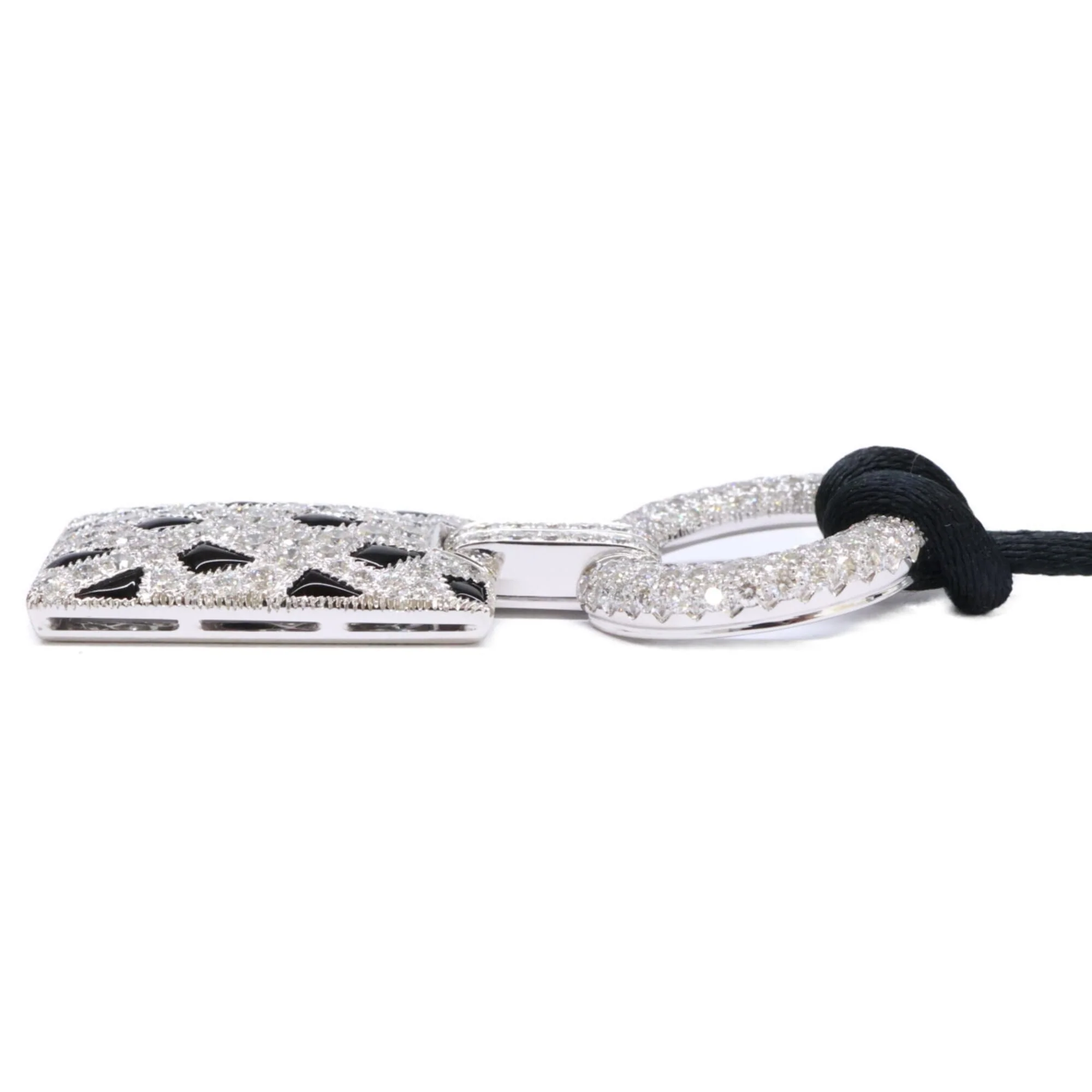 Panthere Pendant 18K White Gold 49mm - Image 3