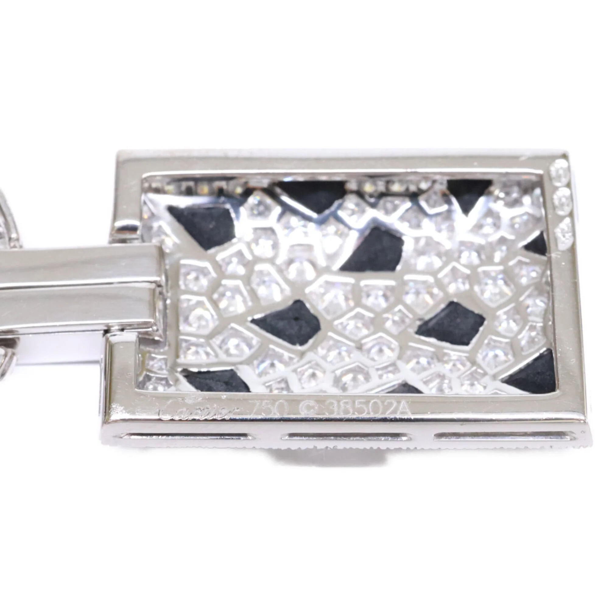 Panthere Pendant 18K White Gold 49mm - Image 6