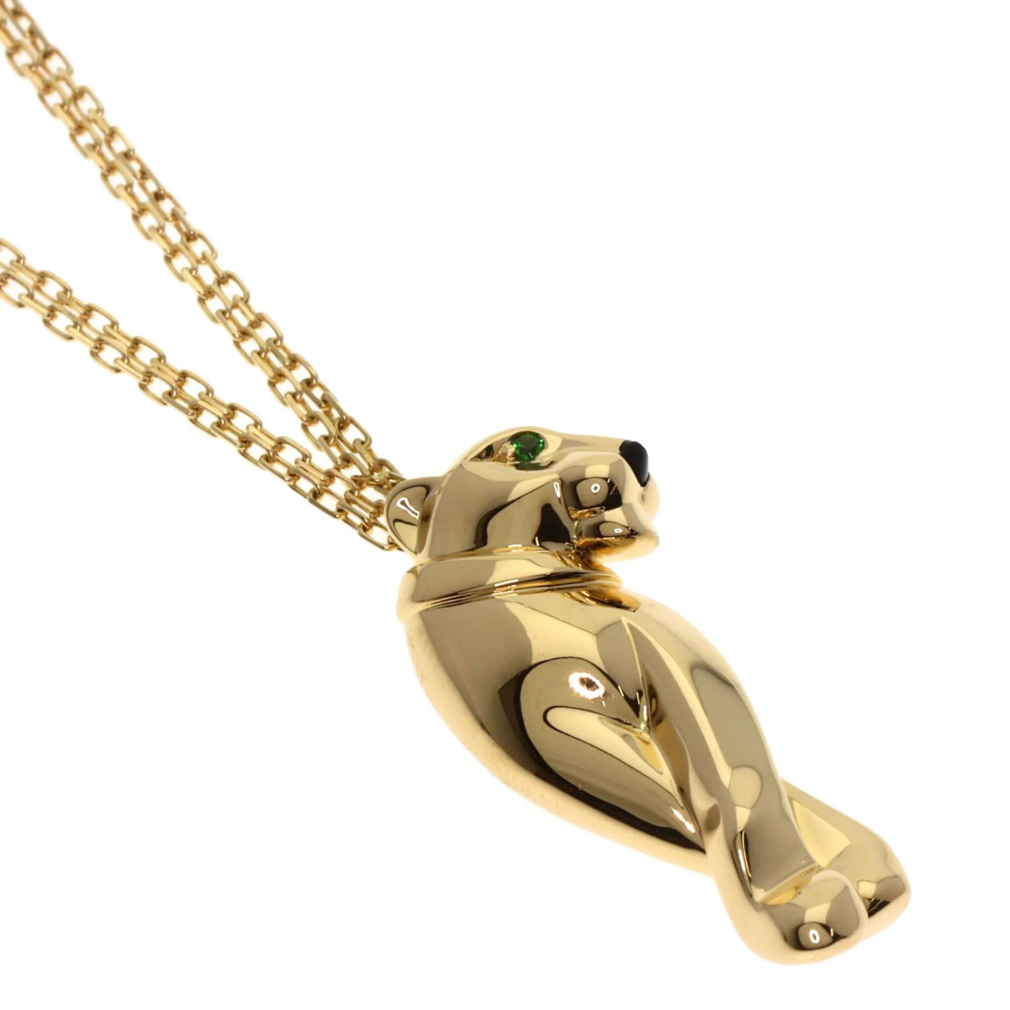 Panthere Pendant 18K Yellow Gold 13.7mm - Image 2