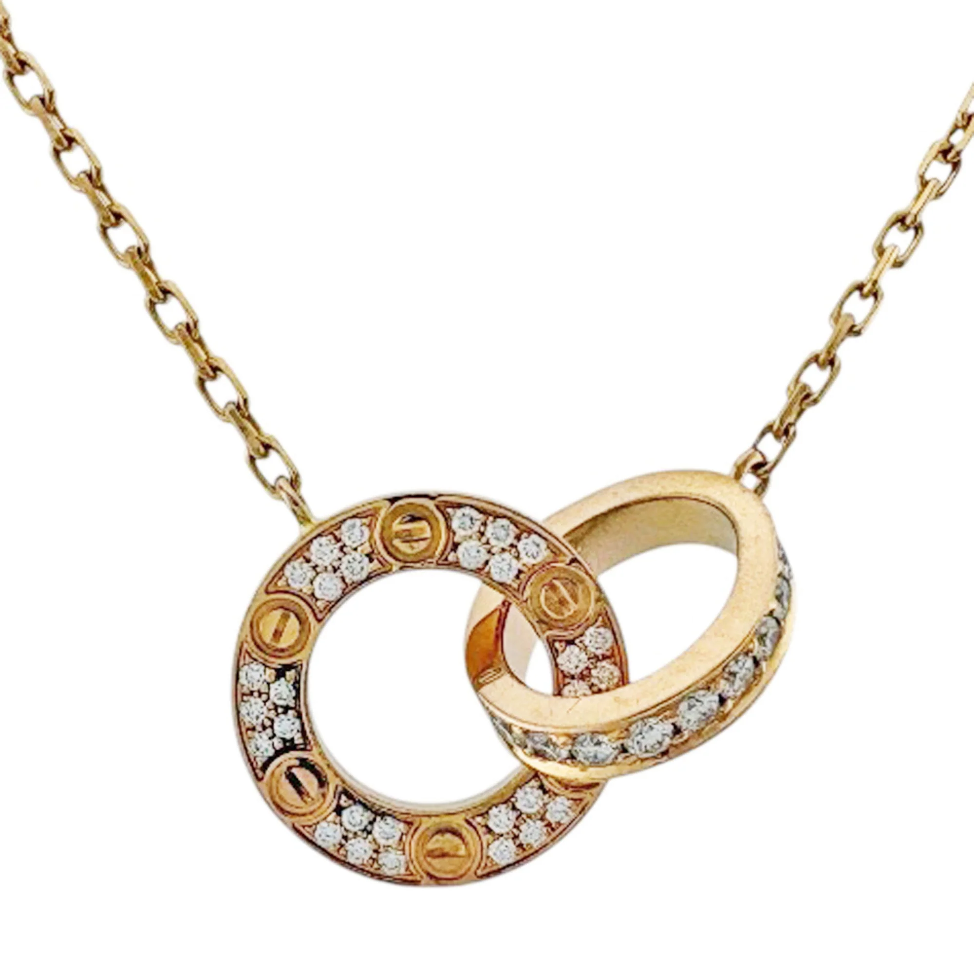 Pendant Necklace 18K Rose Gold