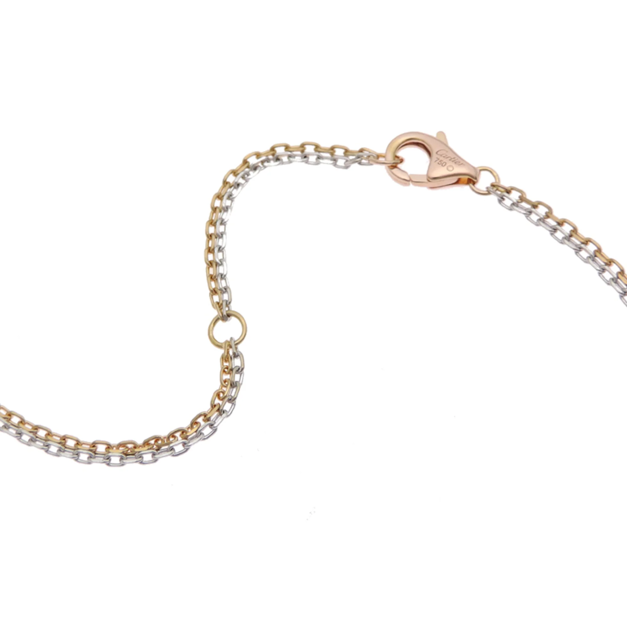 Pendant Necklace 18K Rose Gold and 18K White Gold with Diamond - Image 5