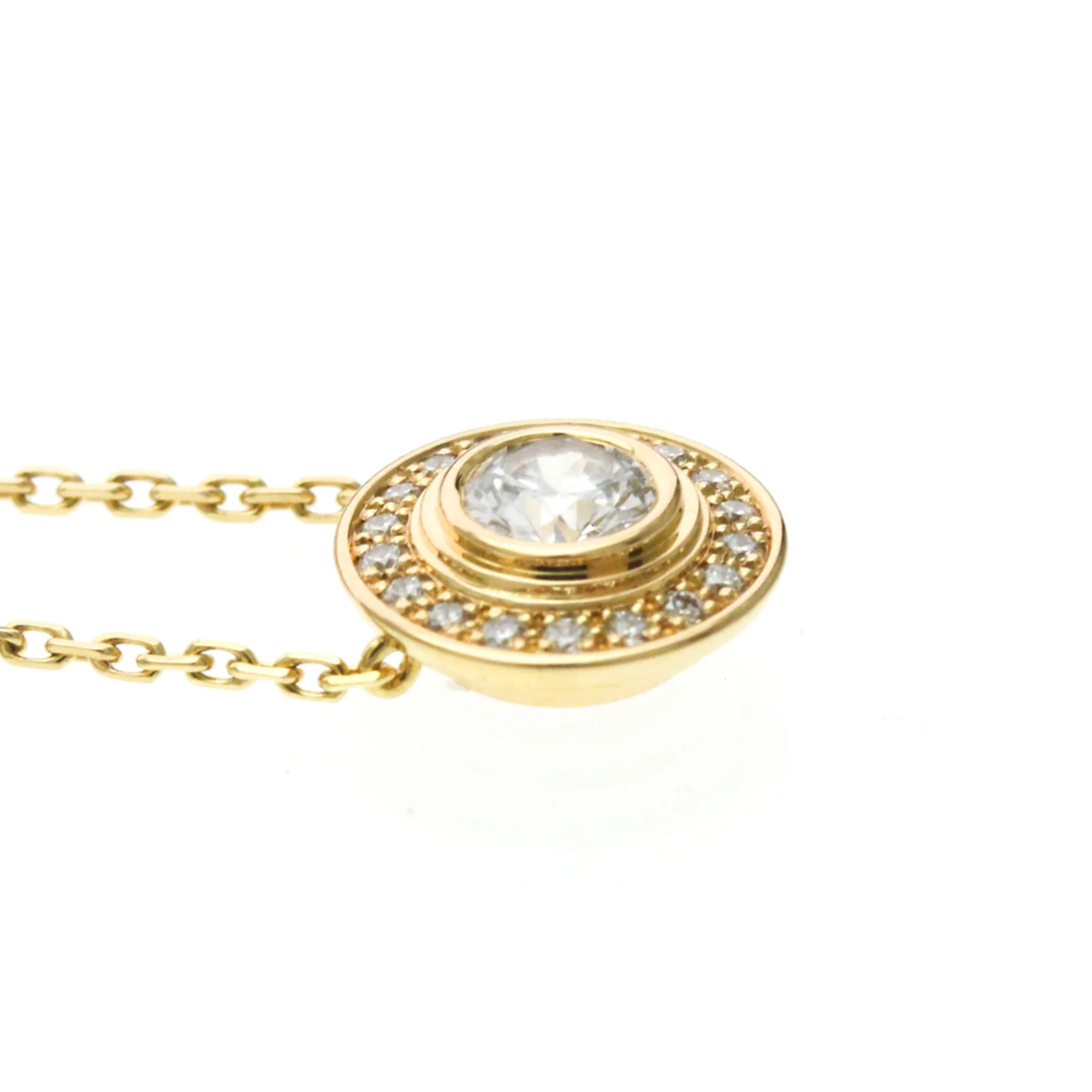 Pendant Necklace 18K Rose Gold with Diamond - Image 5