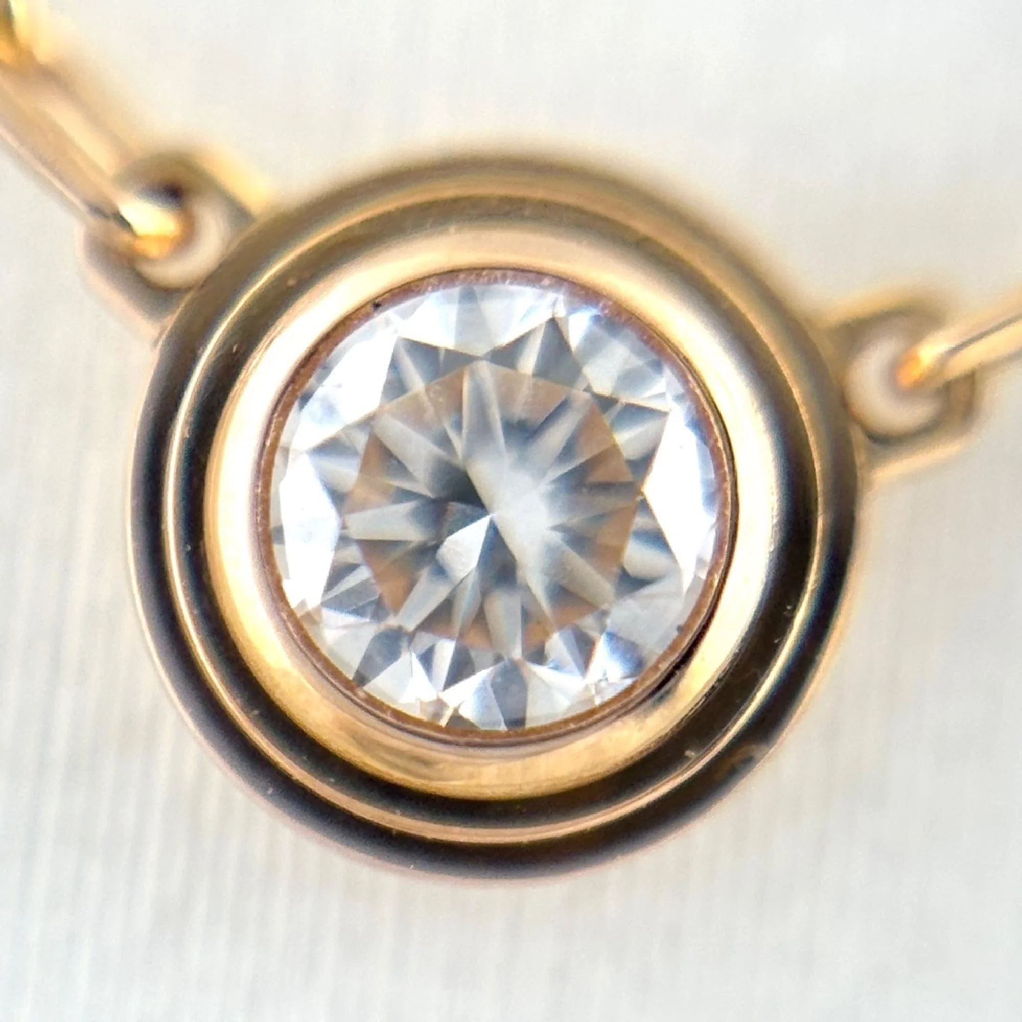 Pendant Necklace 18K Rose Gold with Diamond - Image 2