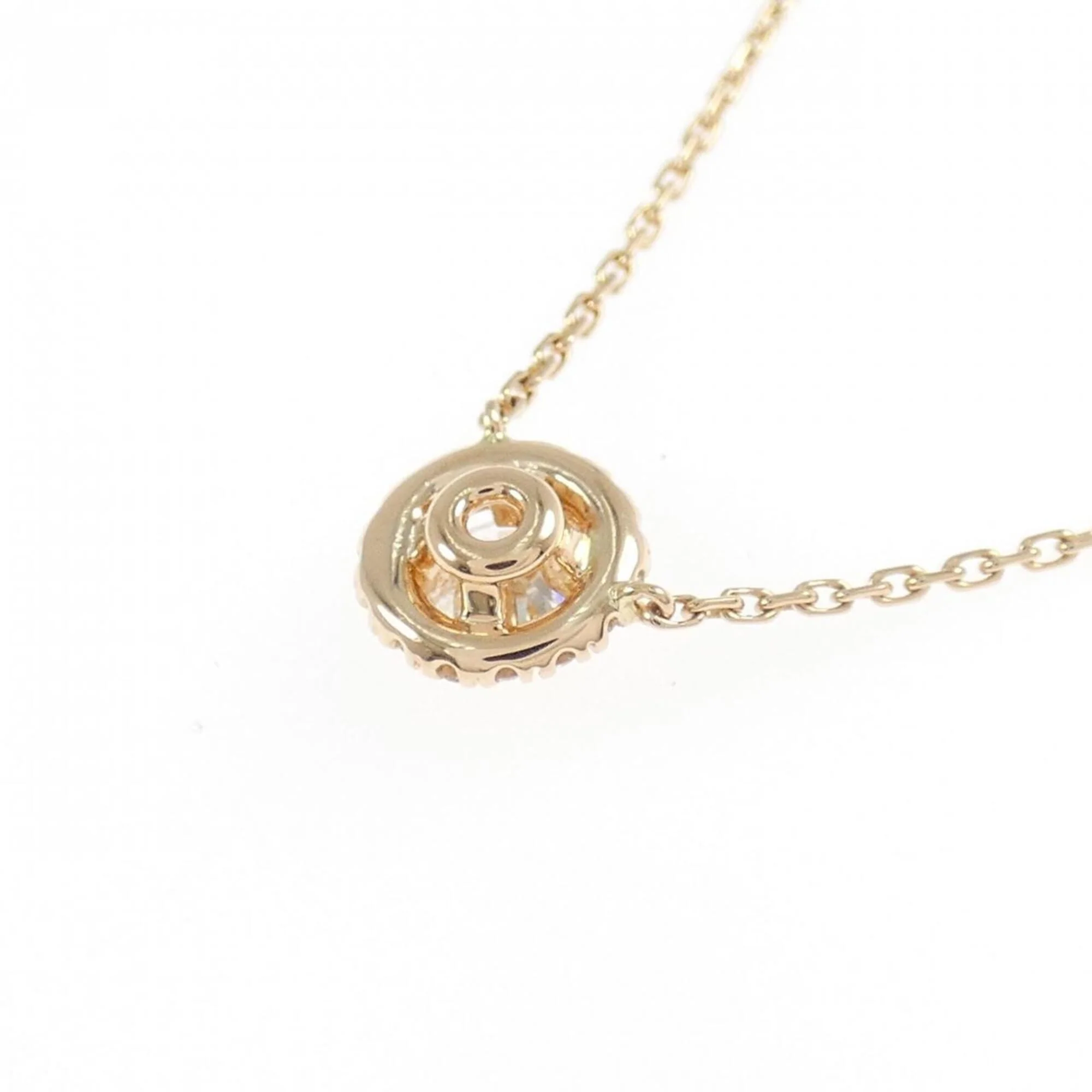 Pendant Necklace 18K Rose Gold with Diamond - Image 4