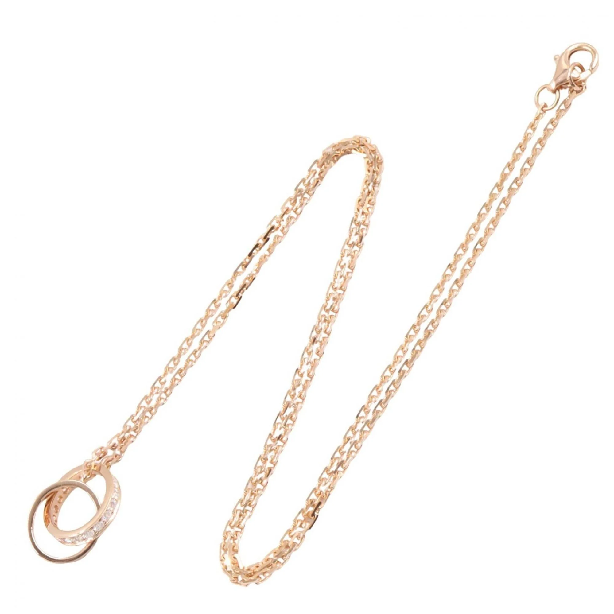 Pendant Necklace 18K Rose Gold with Diamond - Image 2