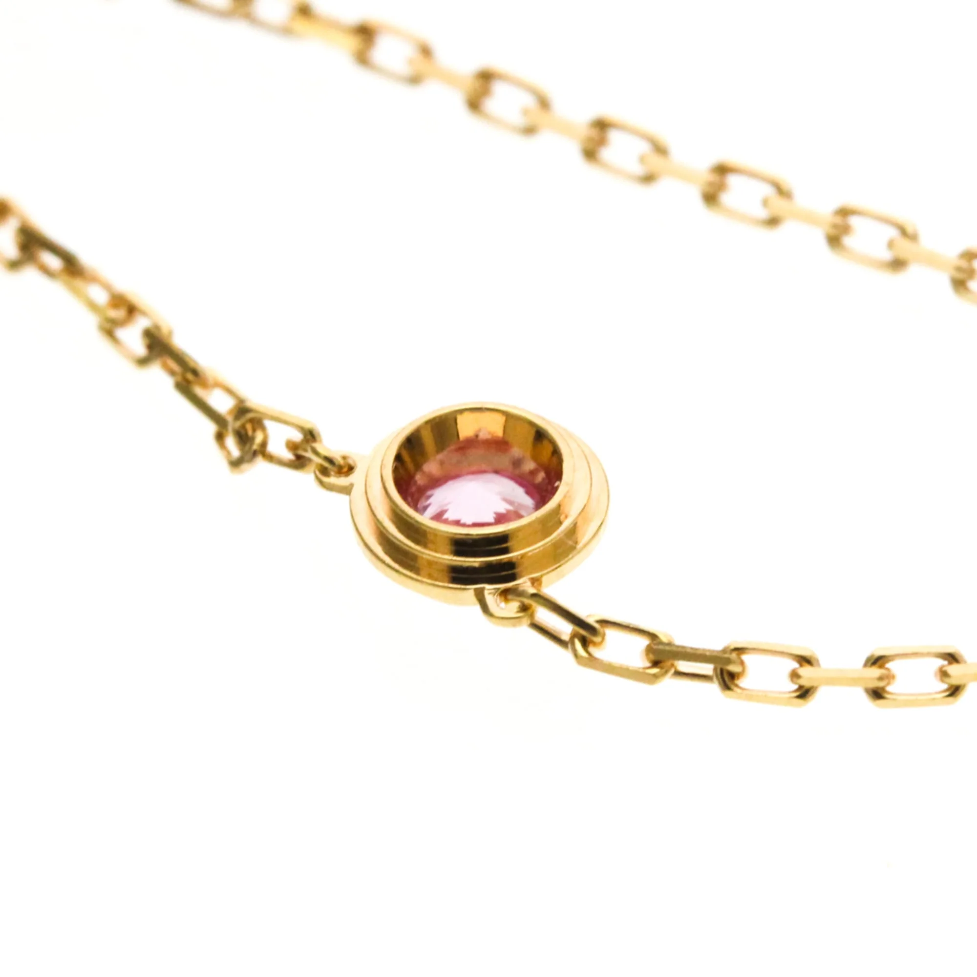 Pendant Necklace 18K Rose Gold With Sapphire - Image 8