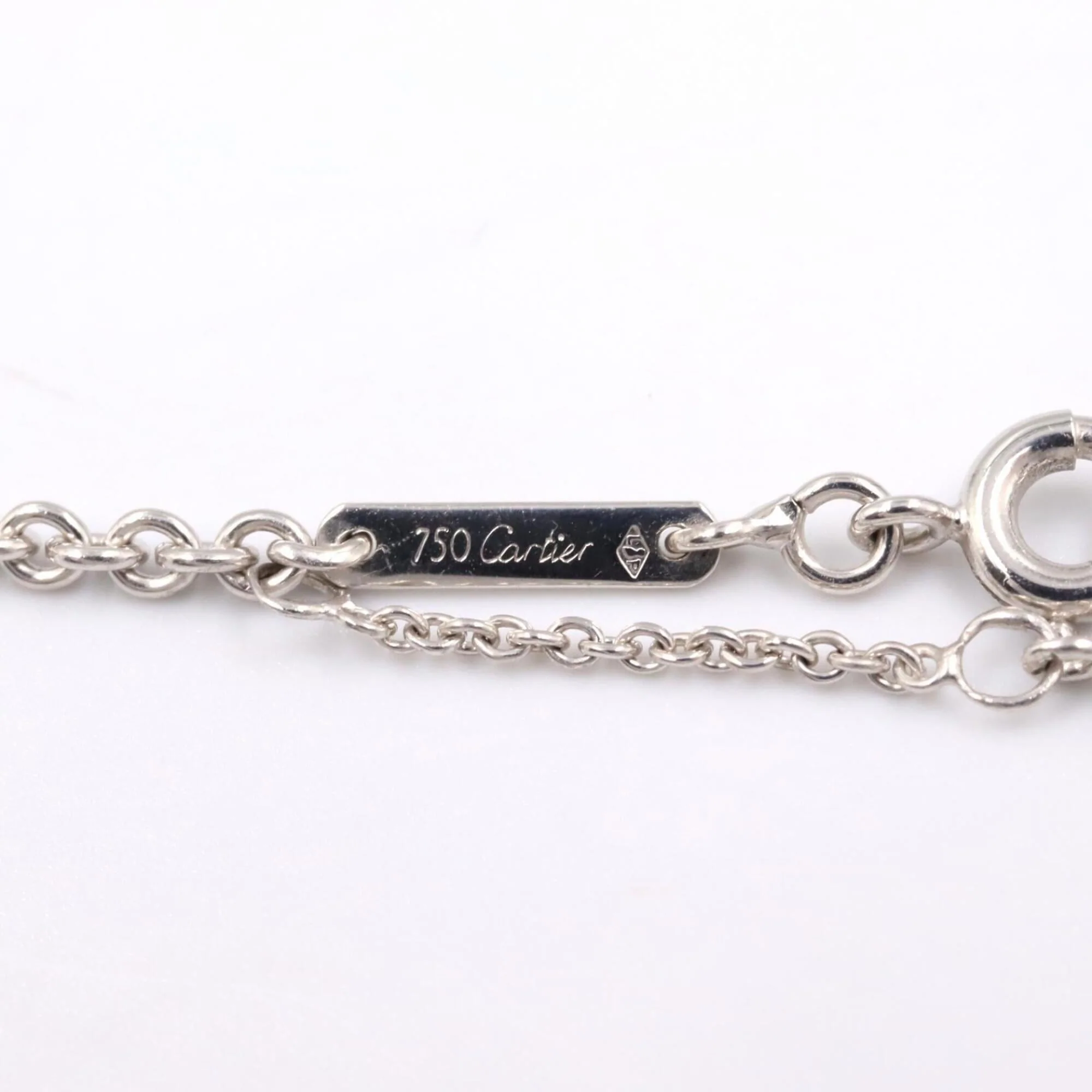 Pendant Necklace 18K White Gold - Image 3