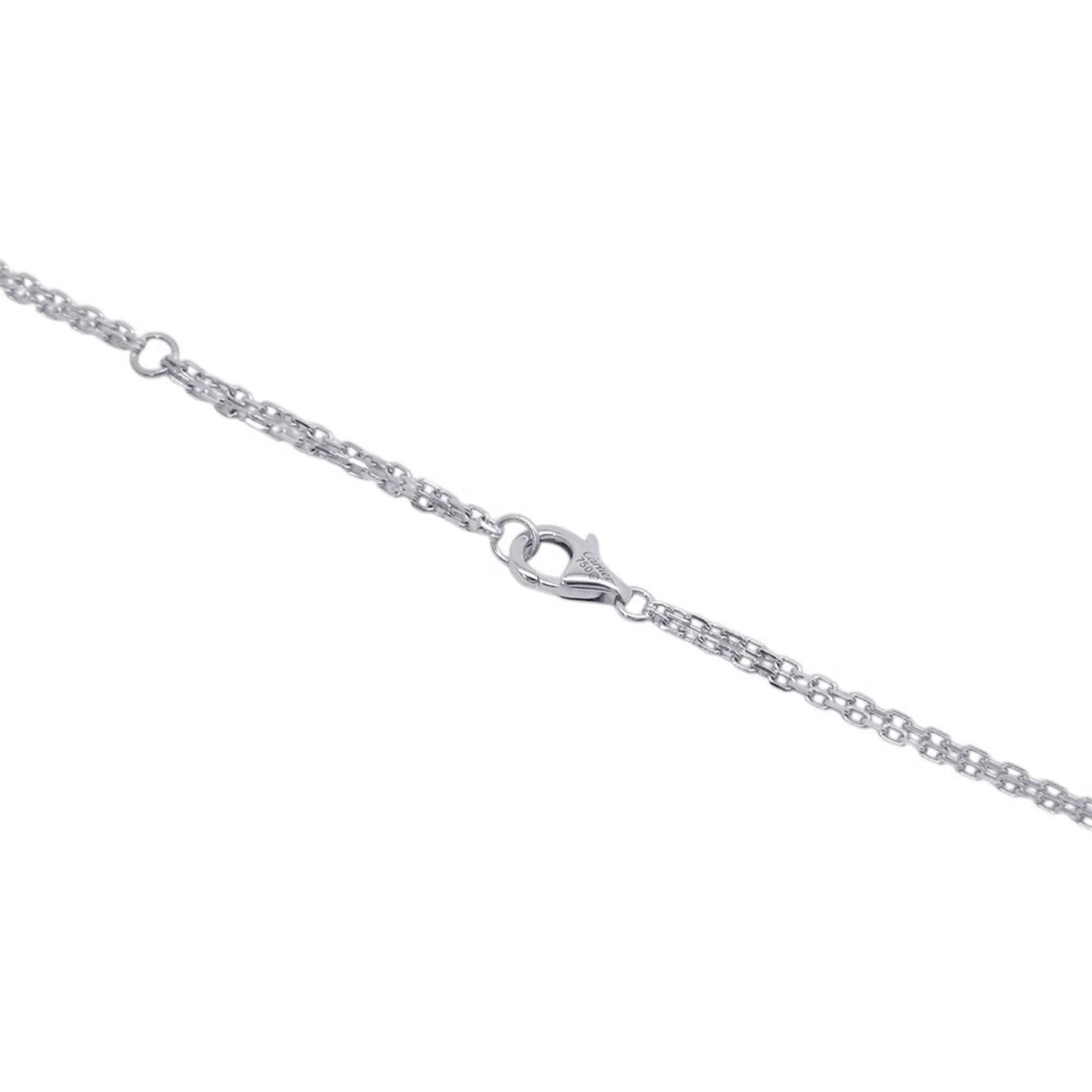 Pendant Necklace 18K White Gold with Diamond - Image 5
