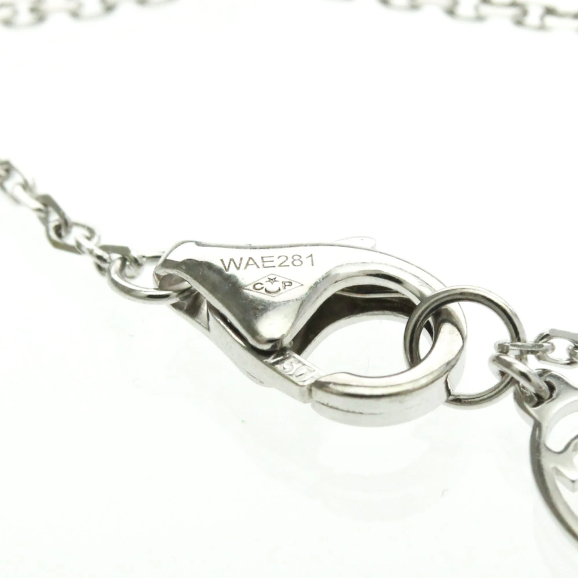 Pendant Necklace 18K White Gold With Diamond - Image 9