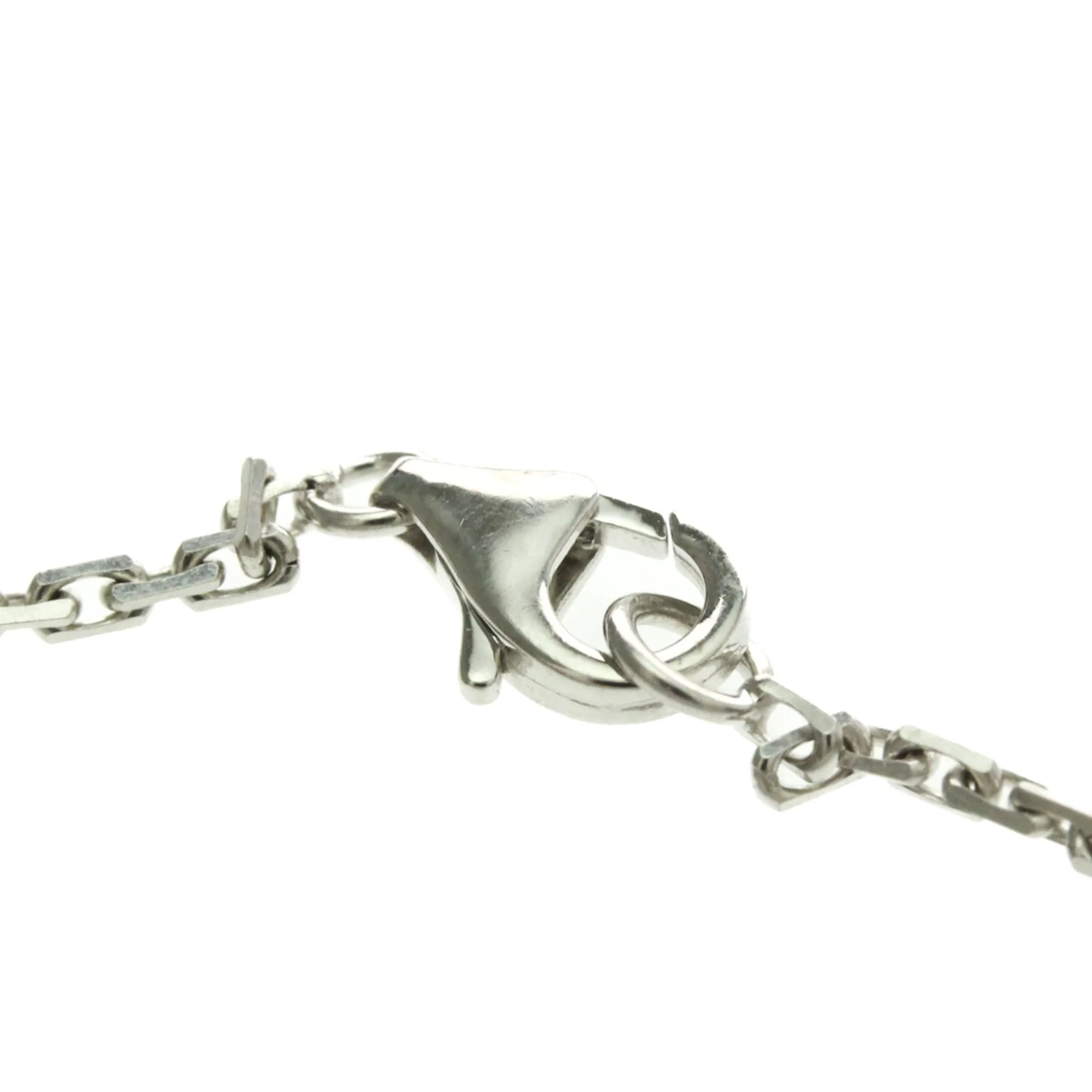 Pendant Necklace 18K White Gold with Diamond - Image 7