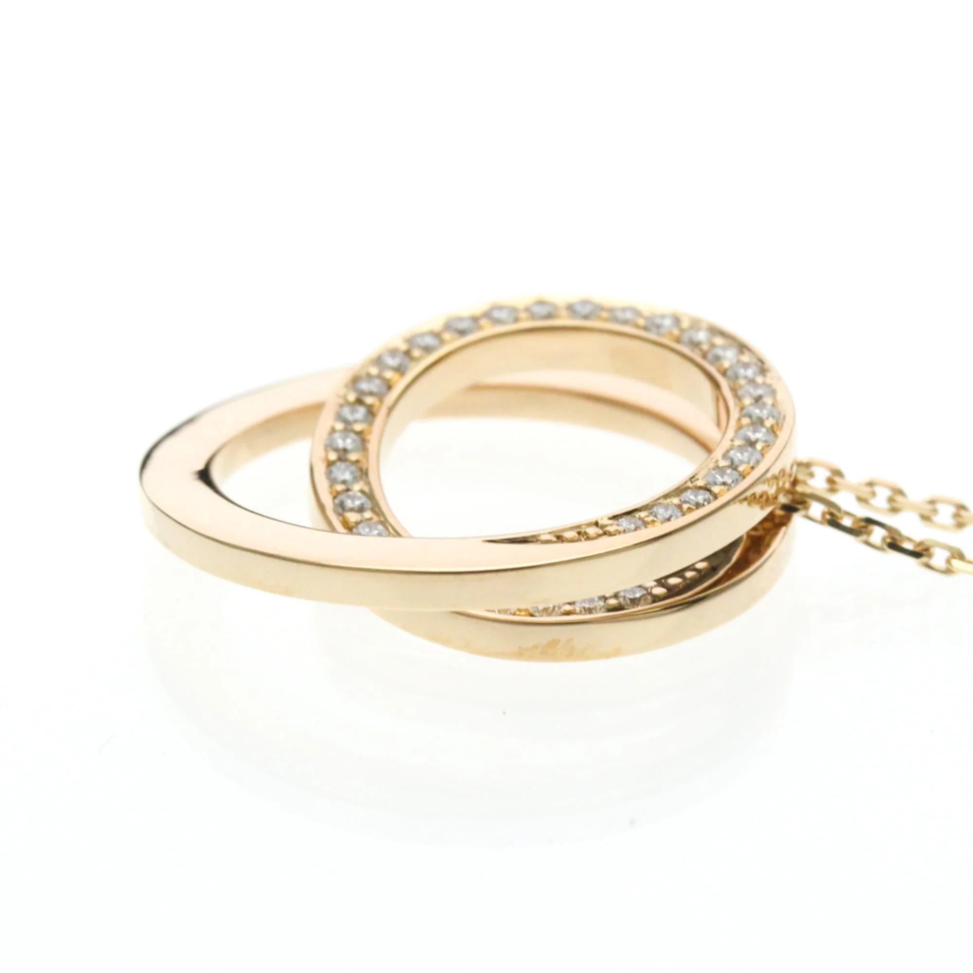 Pendant Necklace 18K White Gold with Diamond - Image 3
