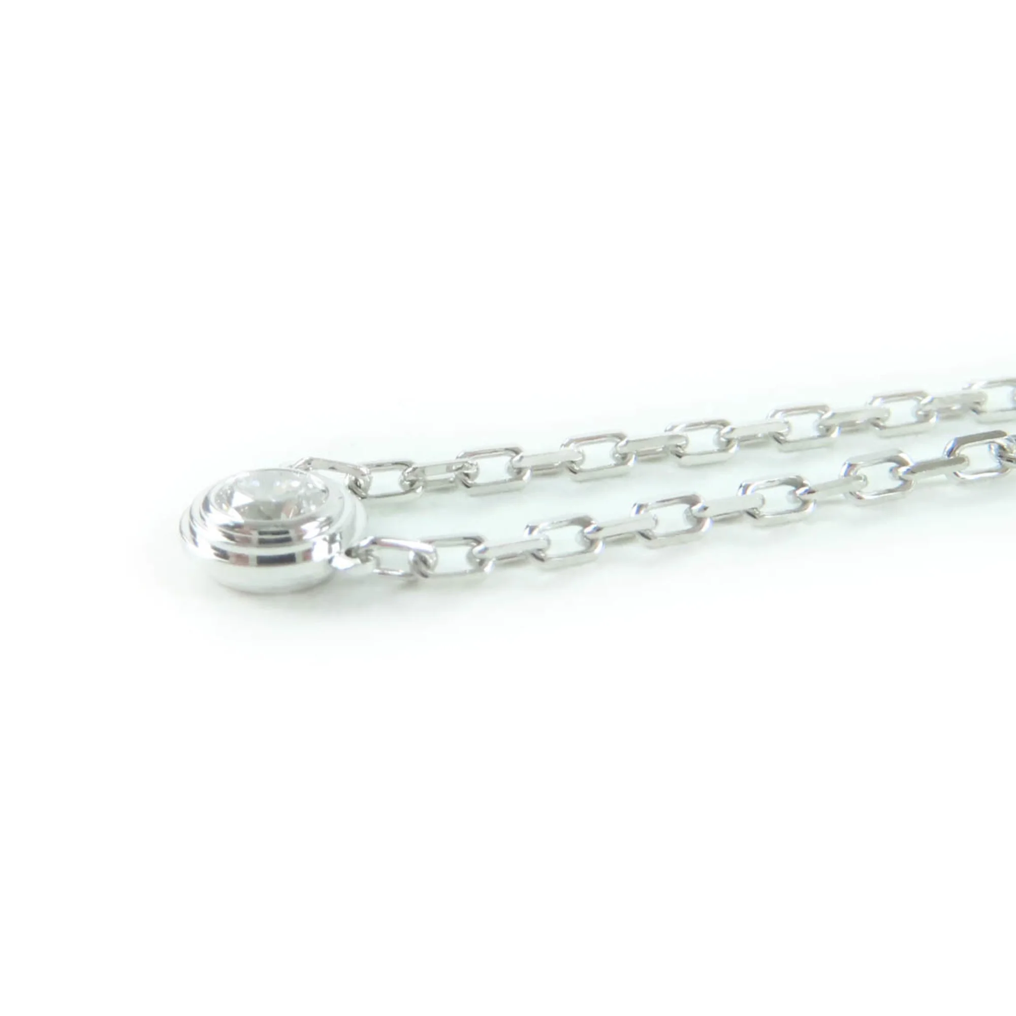 Pendant Necklace 18K White Gold With Diamond - Image 5