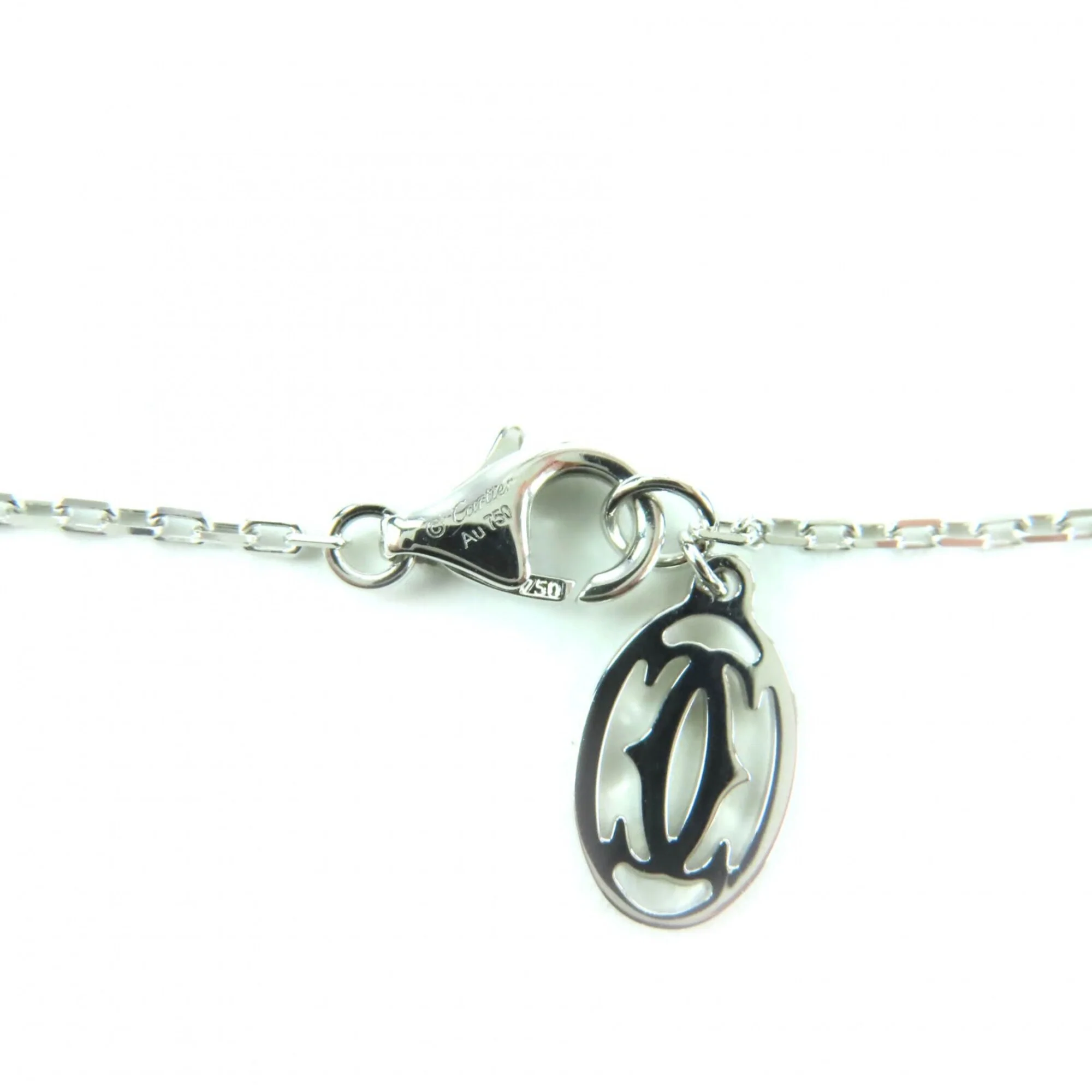 Pendant Necklace 18K White Gold With Diamond - Image 6