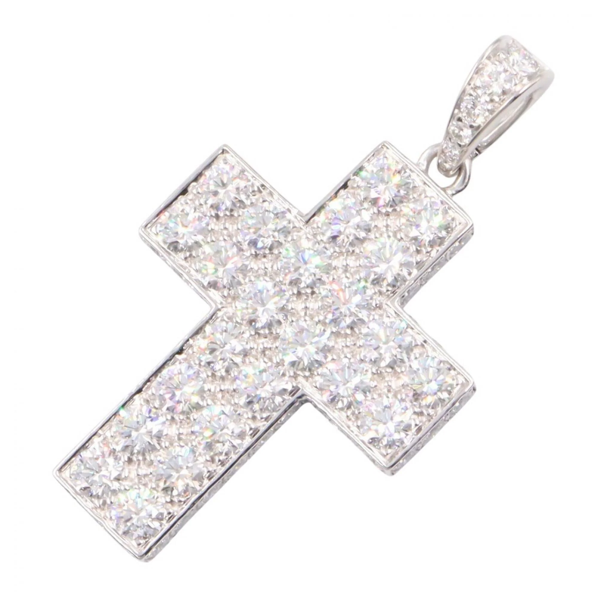 Pendant Necklace 18K White Gold with Diamond