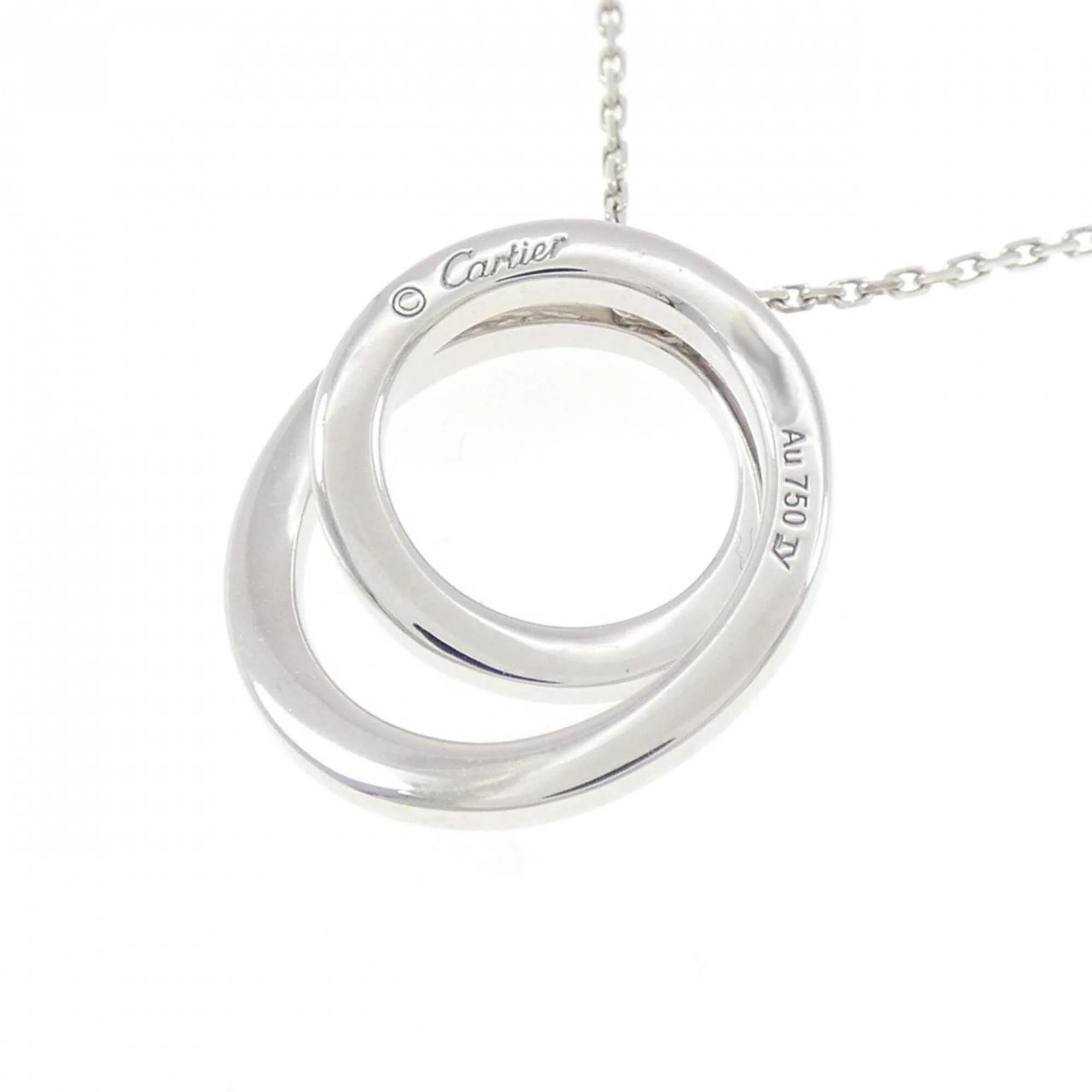 Pendant Necklace 18K White Gold With Diamond - Image 4