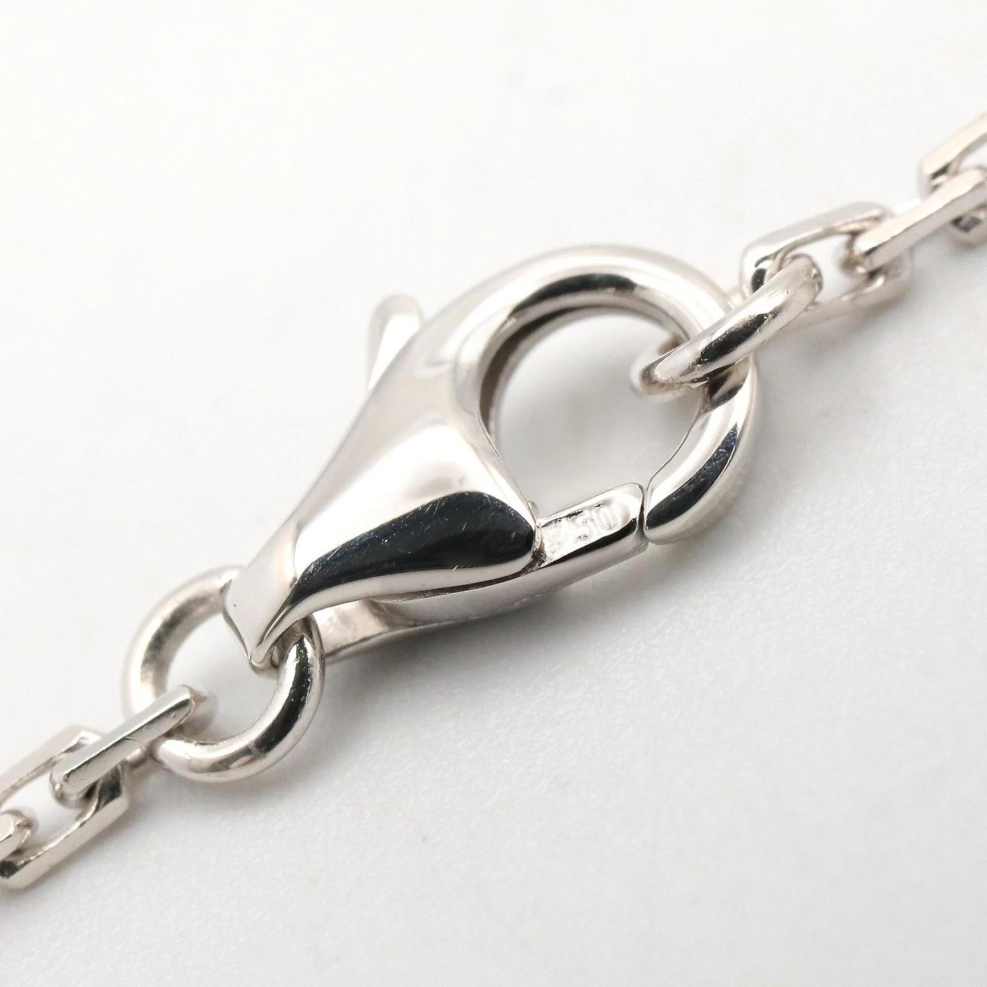 Pendant Necklace 18K White Gold With Diamond - Image 5