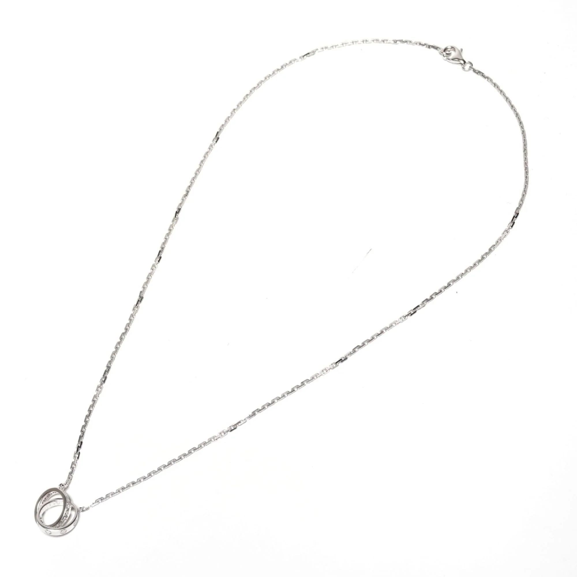 Pendant Necklace Sterling Silver with Diamond - Image 3
