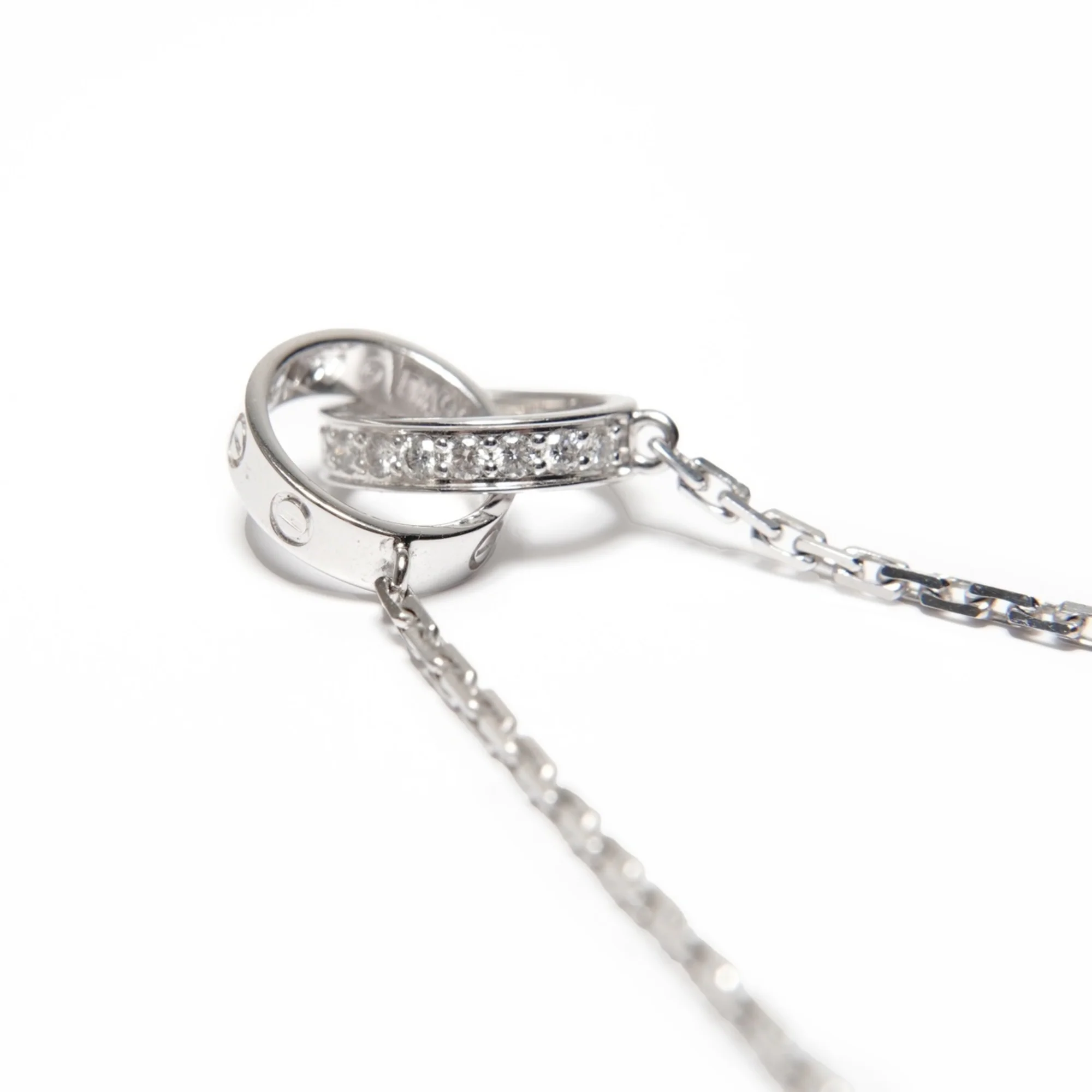 Pendant Necklace Sterling Silver with Diamond - Image 6