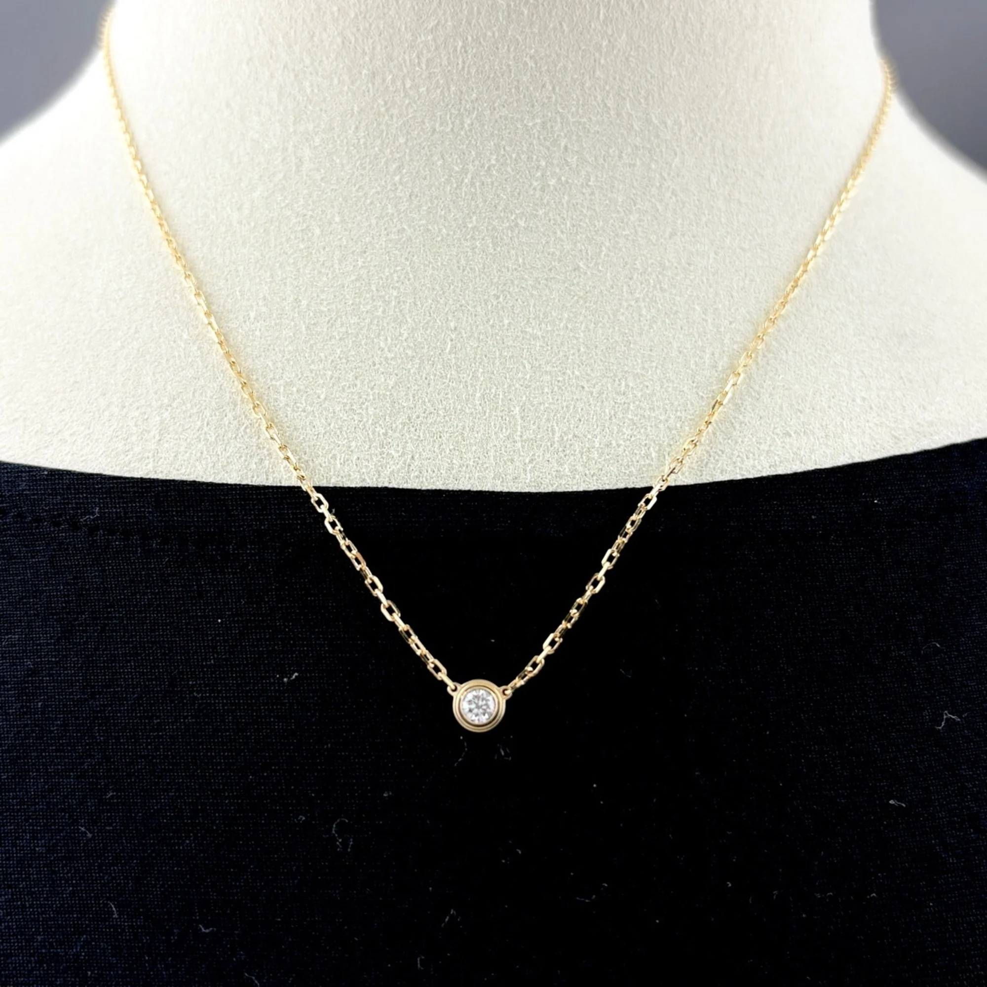 Pendant Necklace Yellow Gold With Diamond - Image 5
