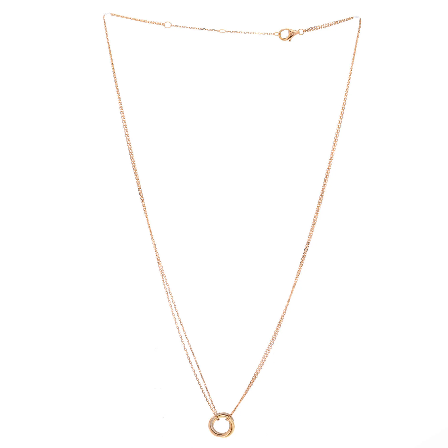 Trinity Choker Necklace 18K Tricolor Gold - Image 3