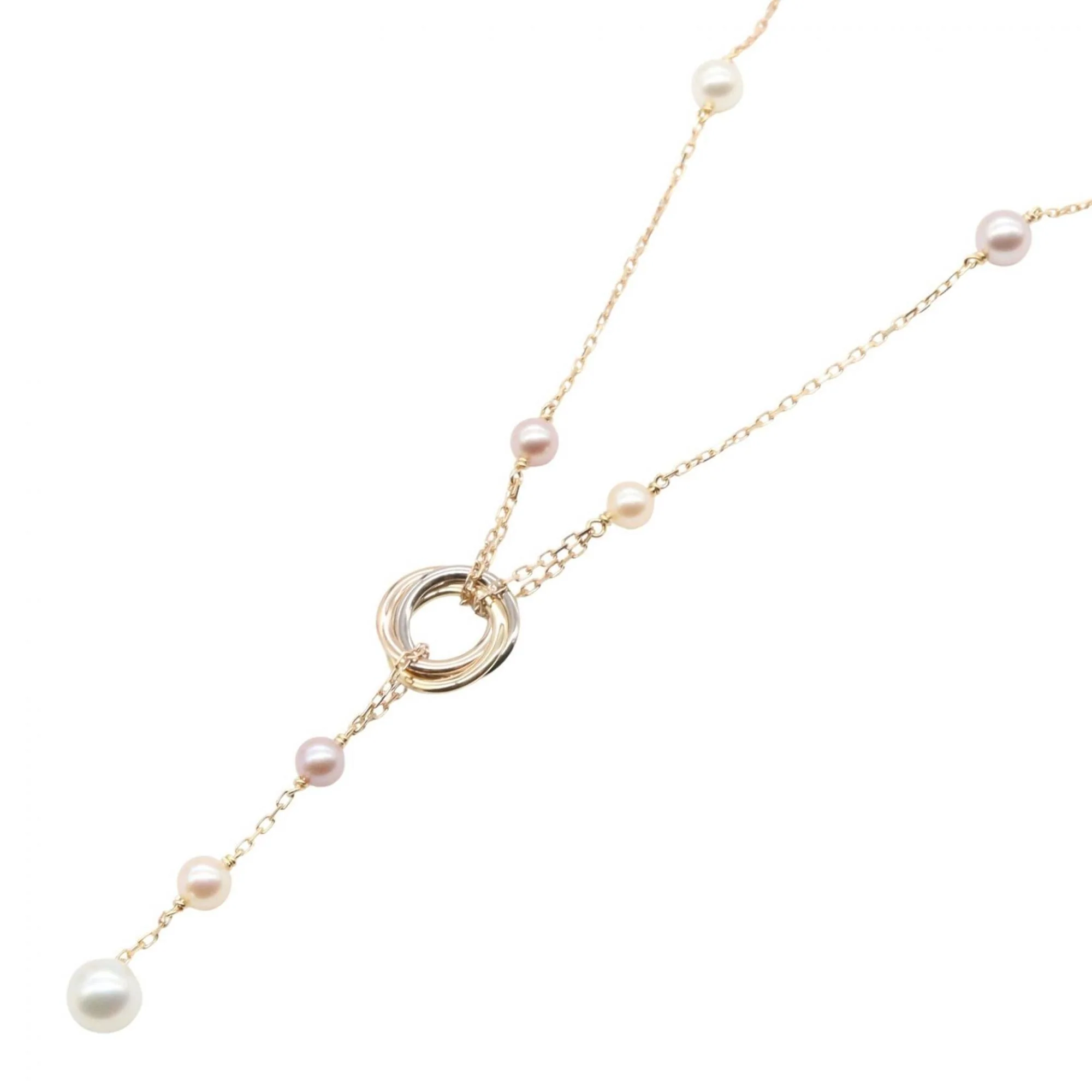 Trinity Pendant Necklace 18K Rose Gold