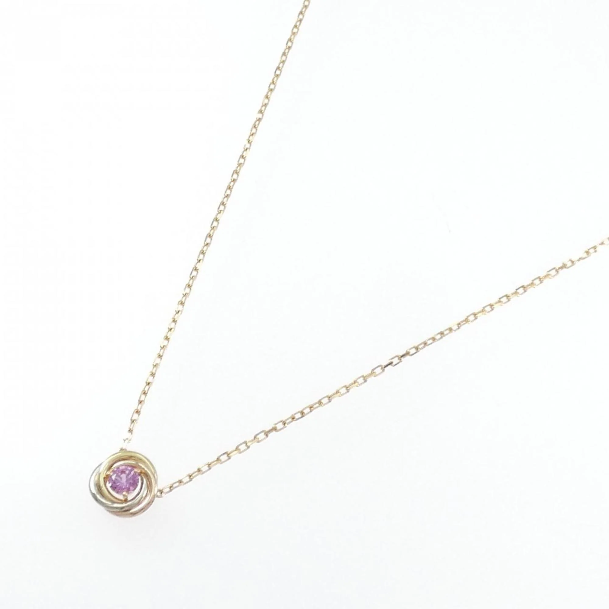 Trinity Pendant Necklace 18K Tricolor Gold - Image 2