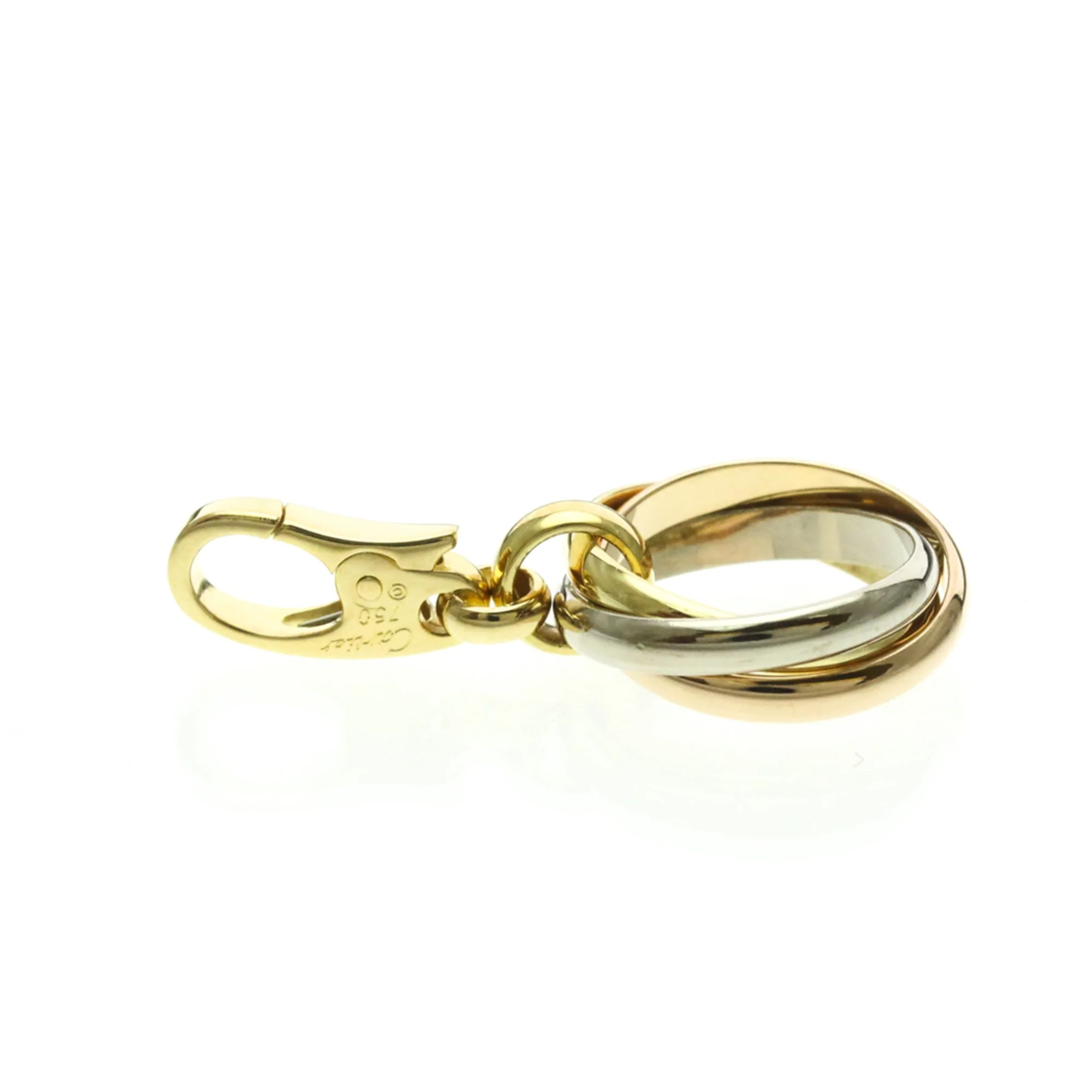 Trinity Pendant Necklace 18K Tricolor Gold - Image 5