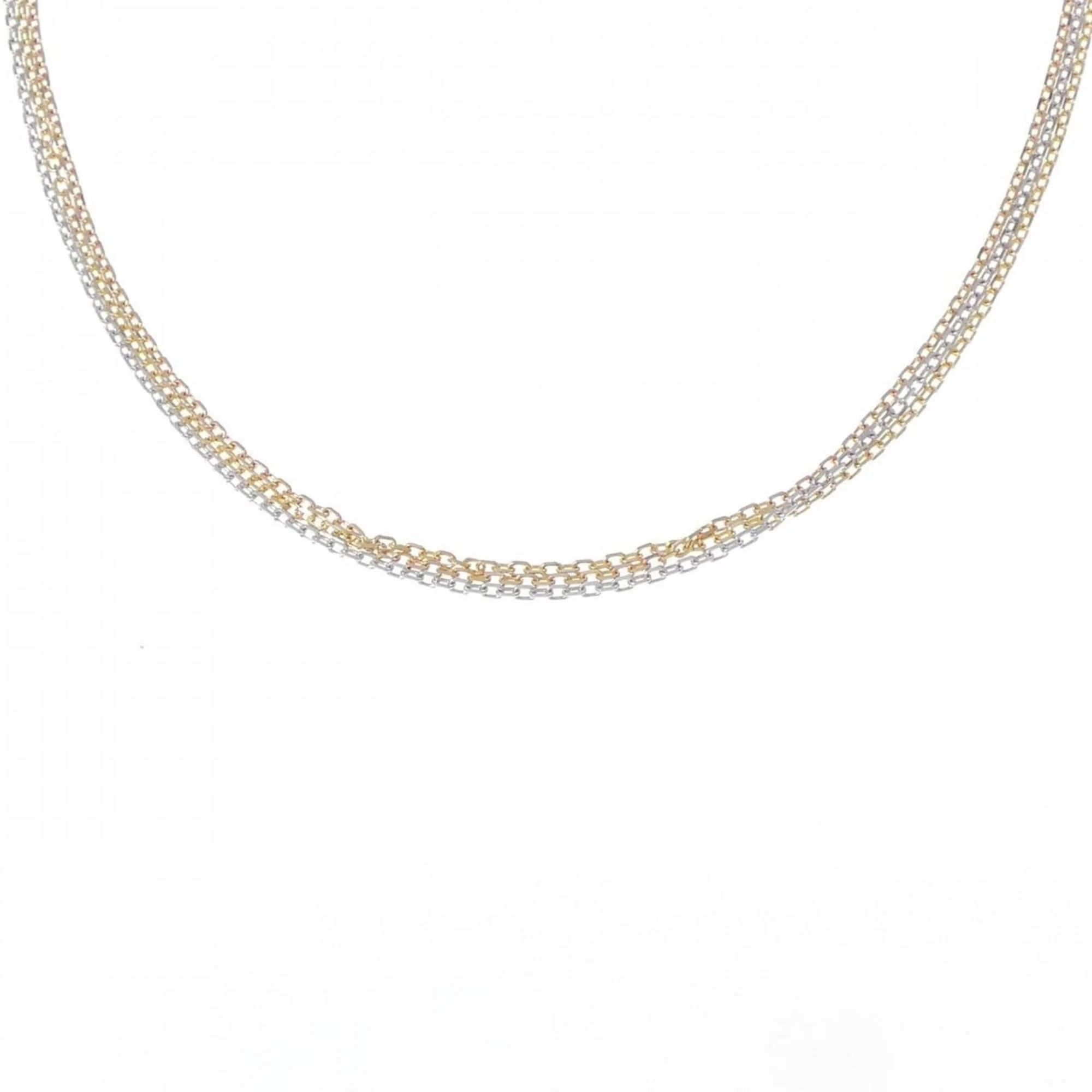 Trinity Pendant Necklace 18K Tricolor Gold