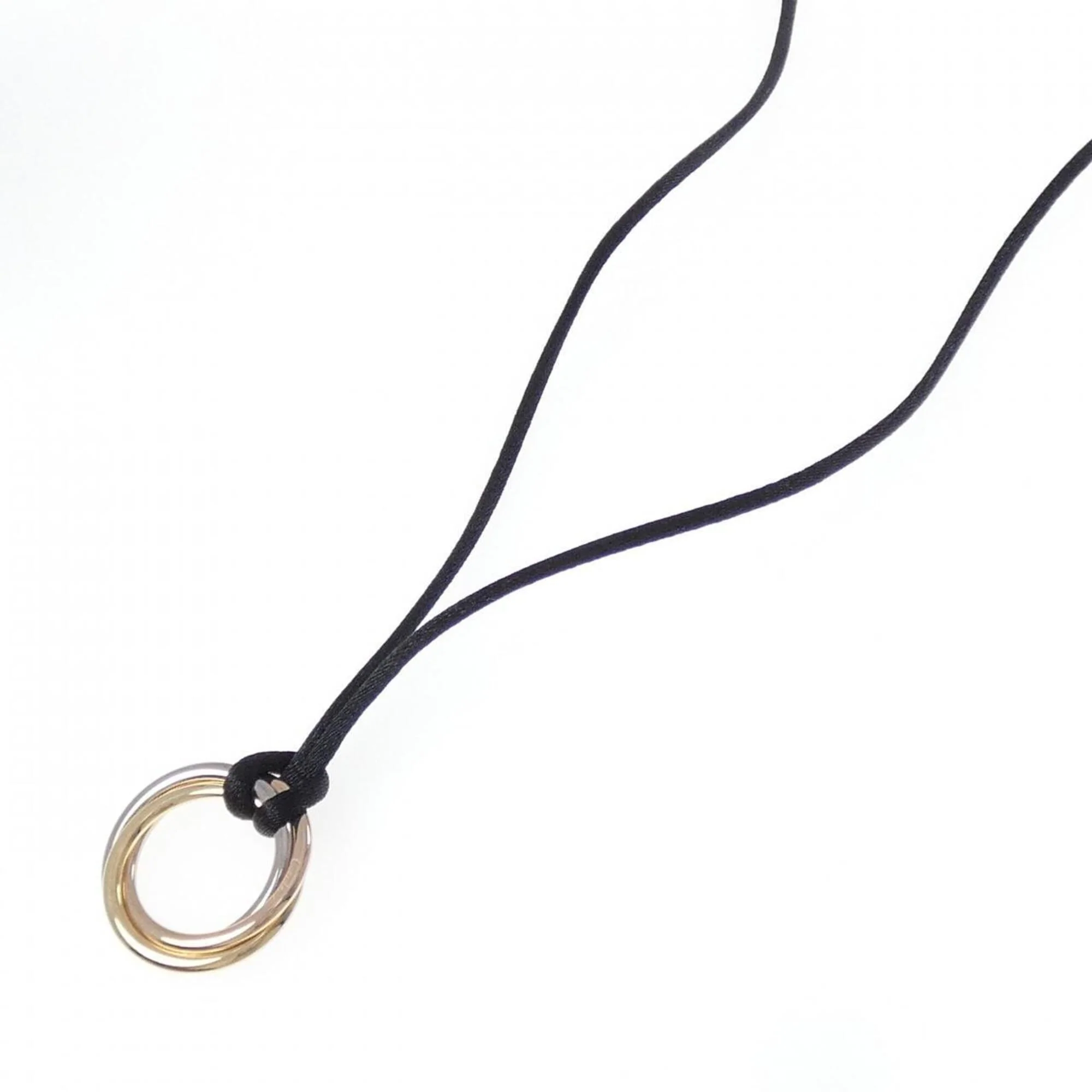 Trinity Pendant Necklace 18K Tricolor Gold - Image 2