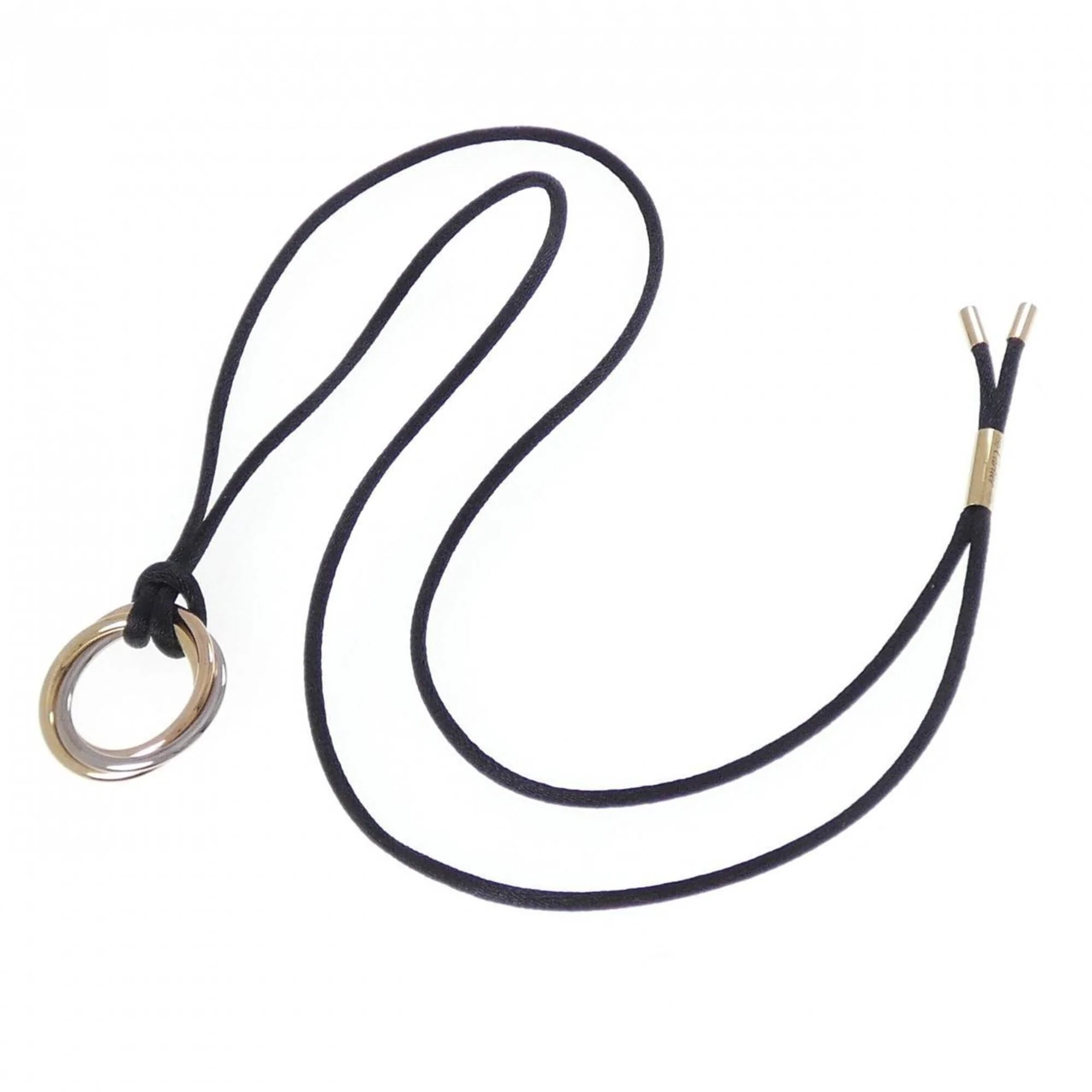 Trinity Pendant Necklace 18K Tricolor Gold - Image 6