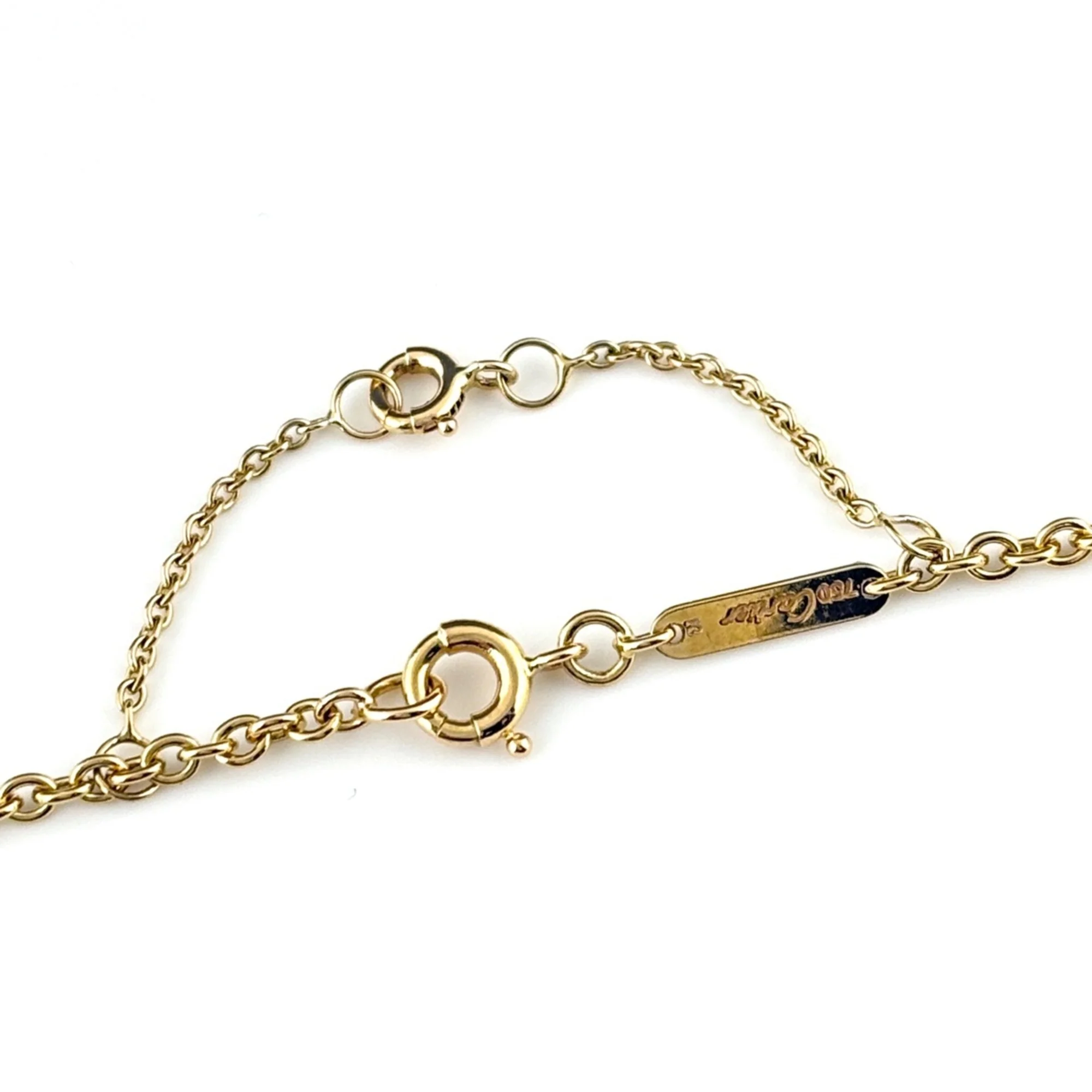 Trinity Pendant Necklace 18K Yellow Gold and 18K White Gold - Image 3